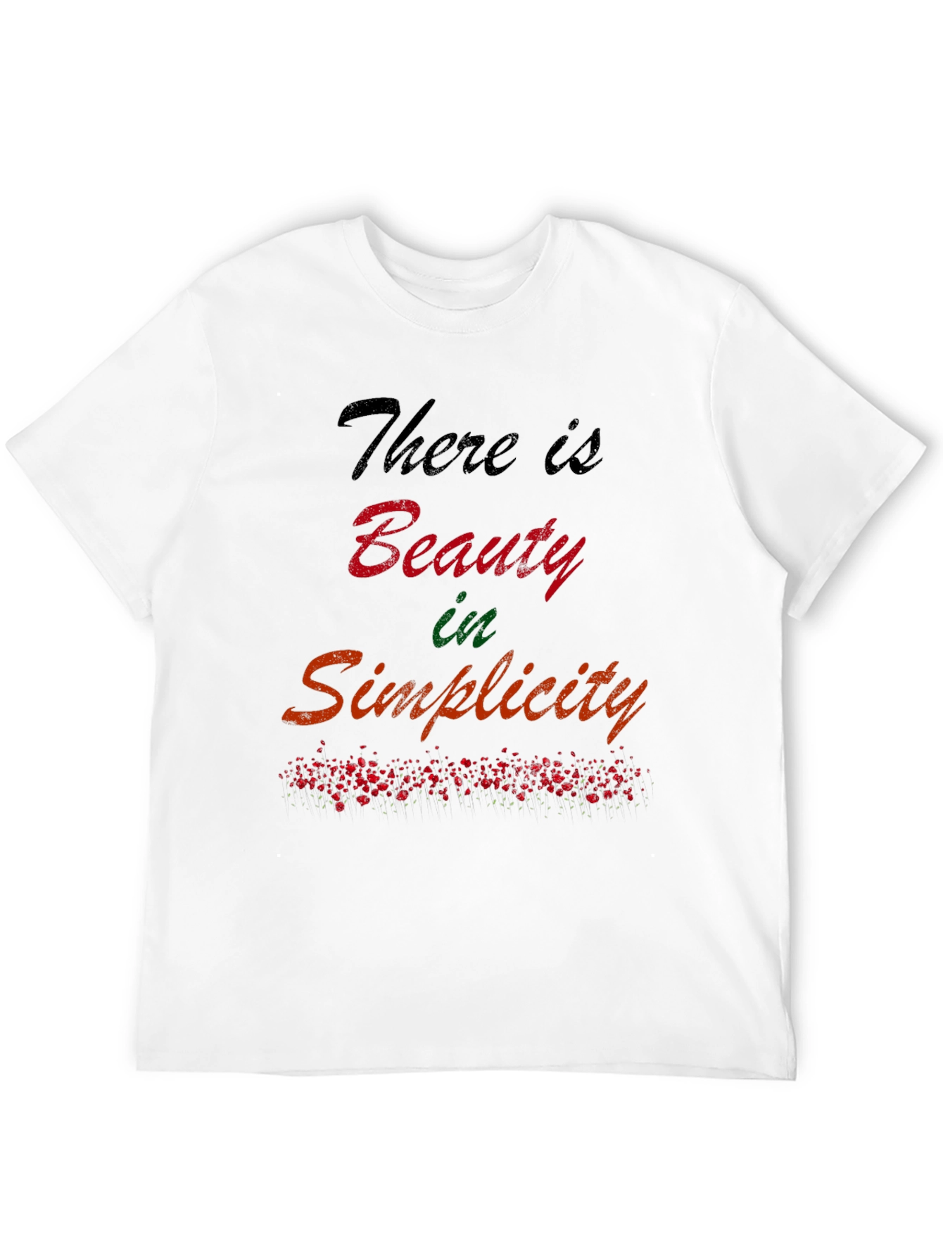 Beauty in Simplicity Graphic Tee - Black