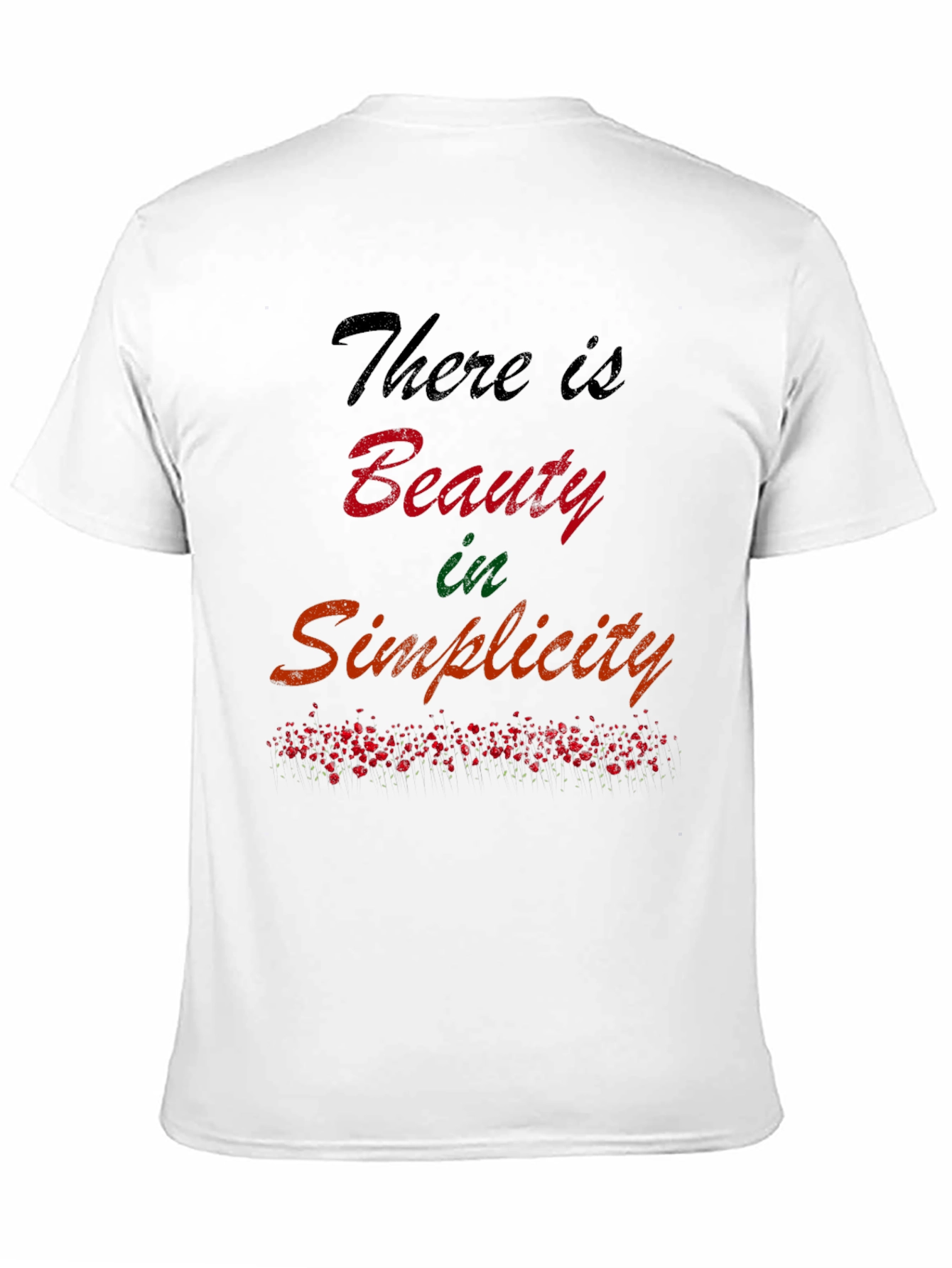 Beauty in Simplicity Graphic Tee - Black