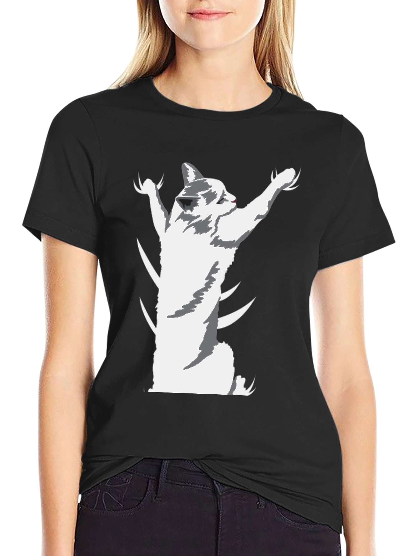 Cat Scratch Fever T-Shirt - Black Graphic Tee