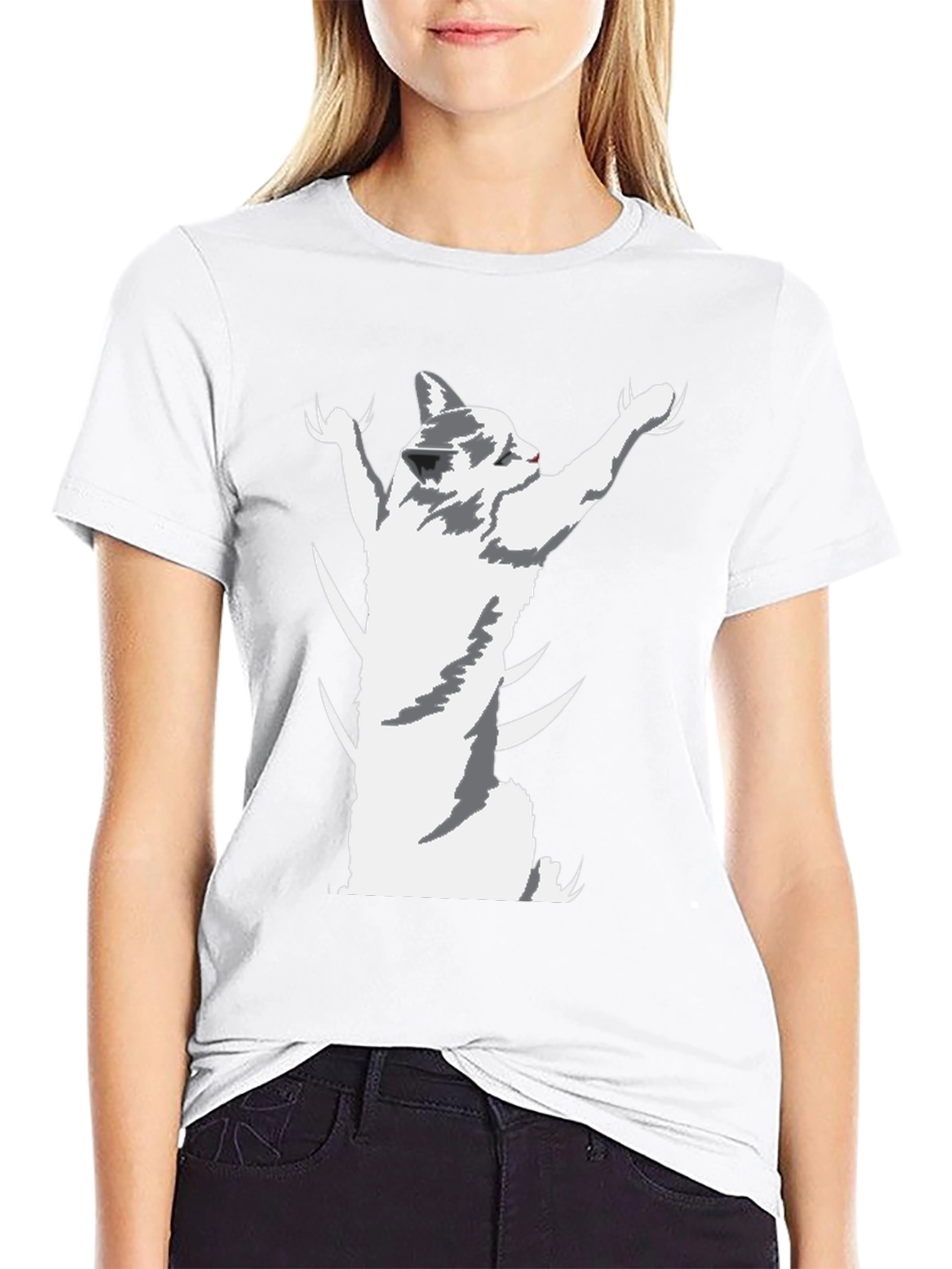 Cat Scratch Fever T-Shirt - Black Graphic Tee