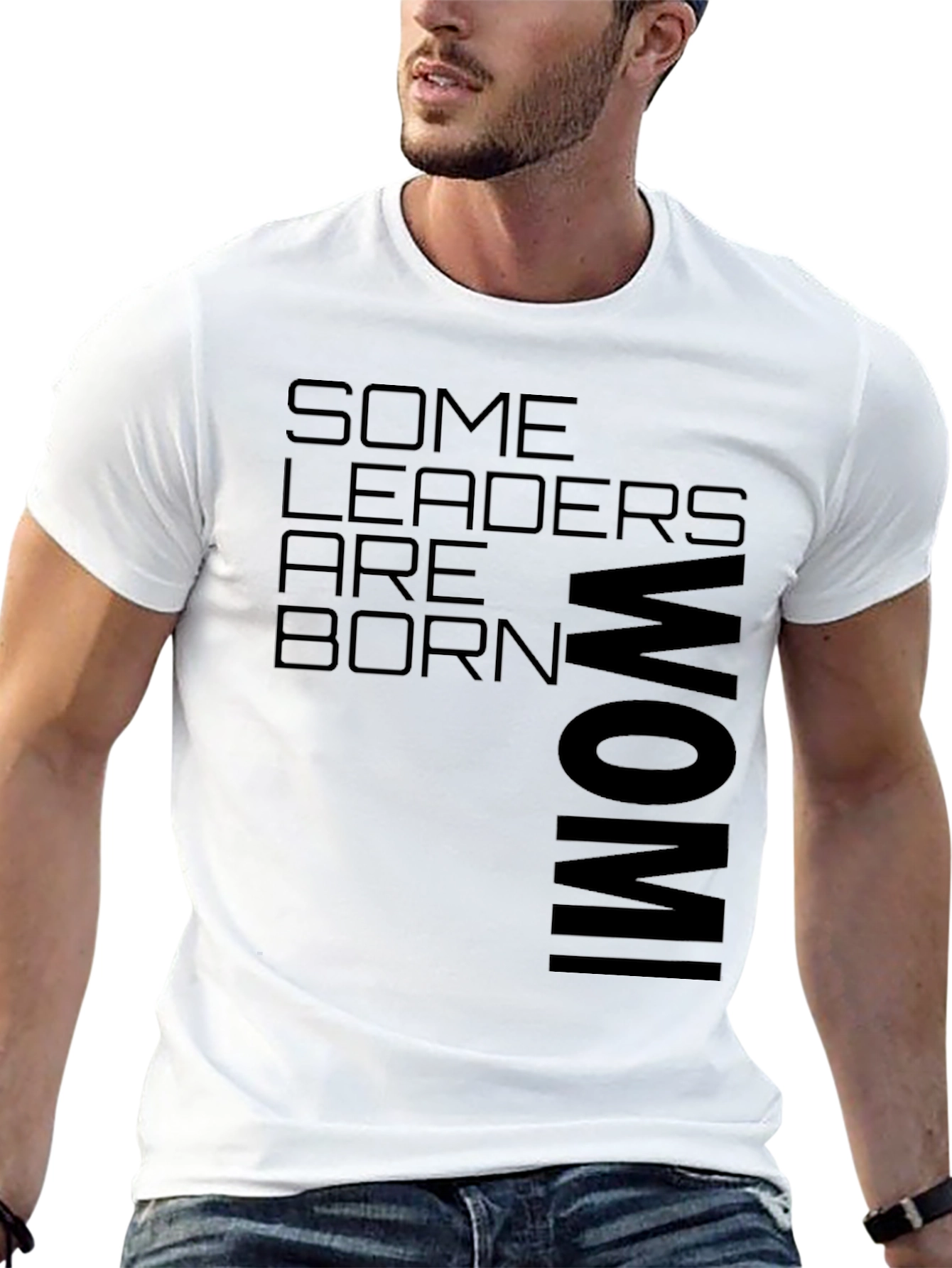 Some Leaders Are Born WOMI Black T-Shirt