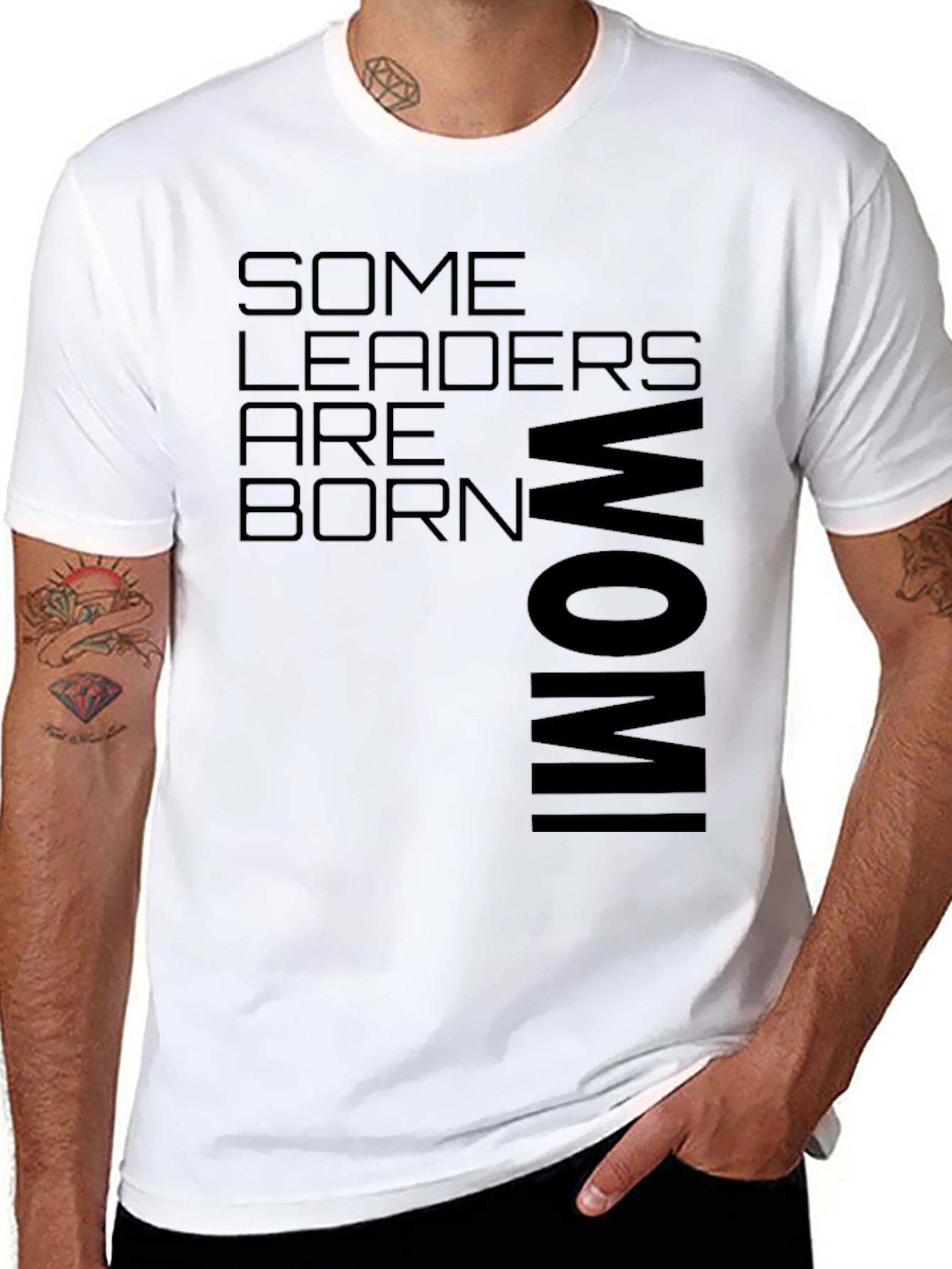 Some Leaders Are Born WOMI Black T-Shirt