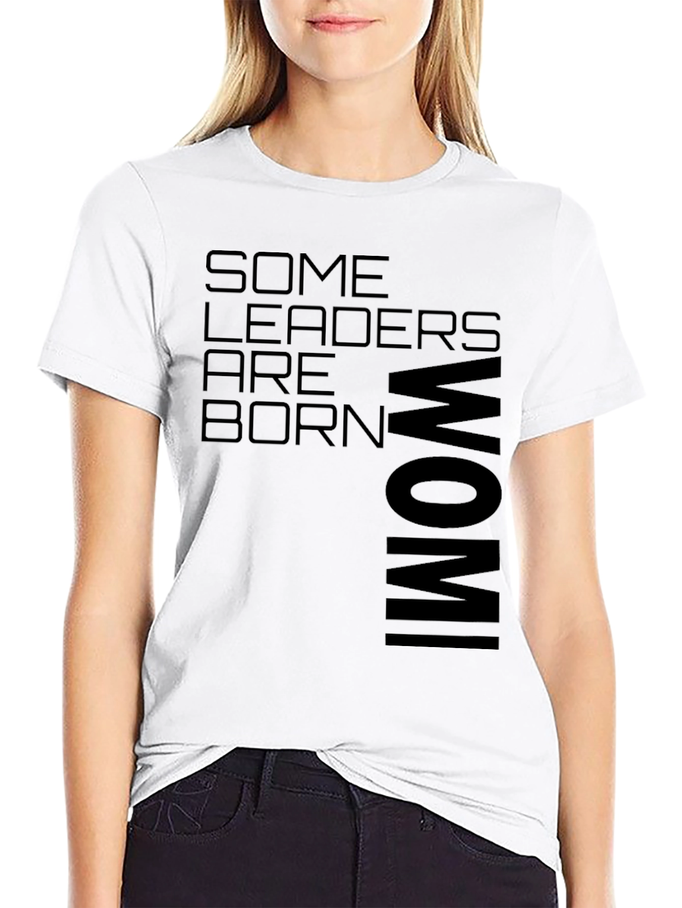 Some Leaders Are Born WOMI Black T-Shirt