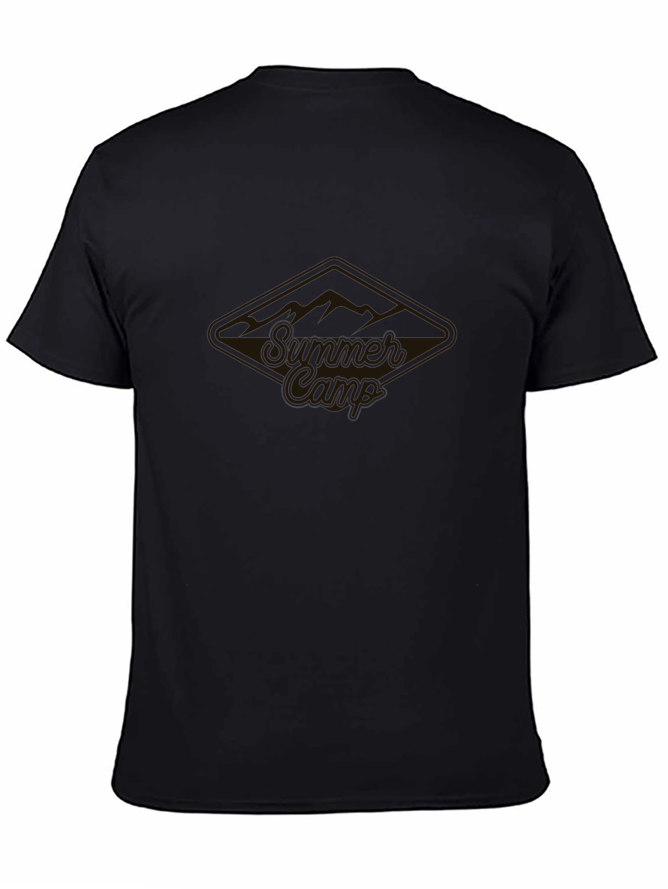 Summer Camp Tee - Black Graphic T-Shirt