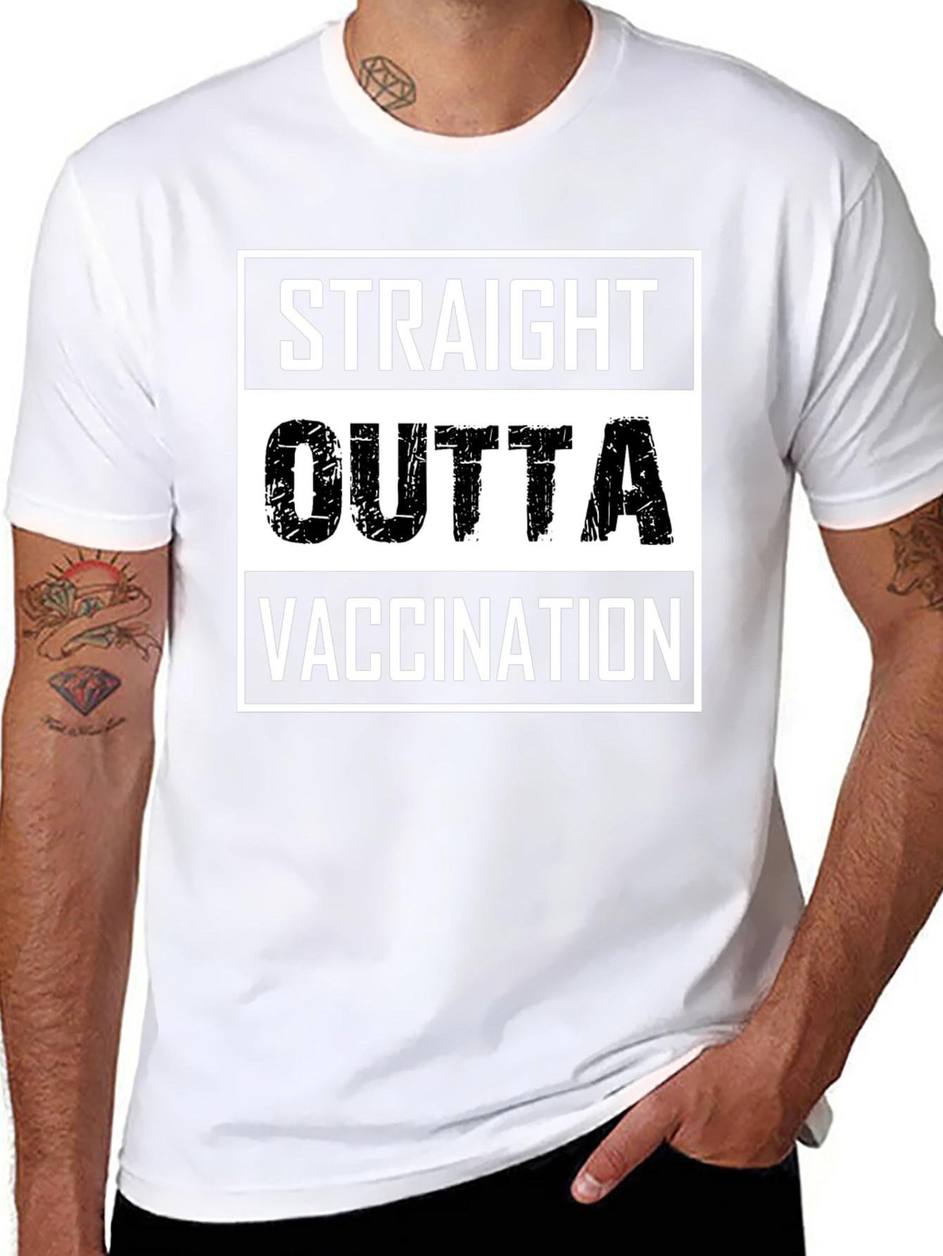 Straight Outta Vaccination T-Shirt