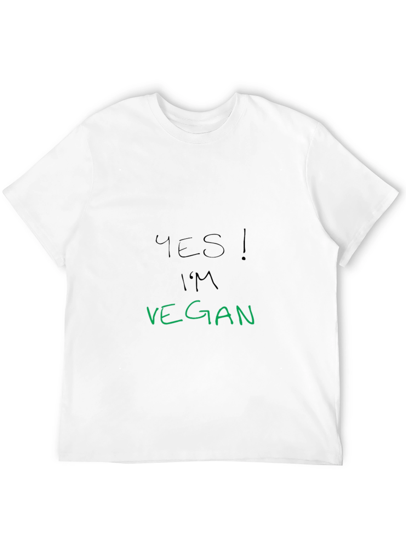 Yes! Im Vegan T-Shirt - Black Vegan Pride Tee