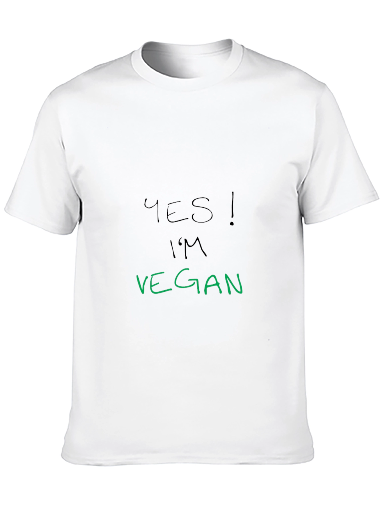 Yes! Im Vegan T-Shirt - Black Vegan Pride Tee