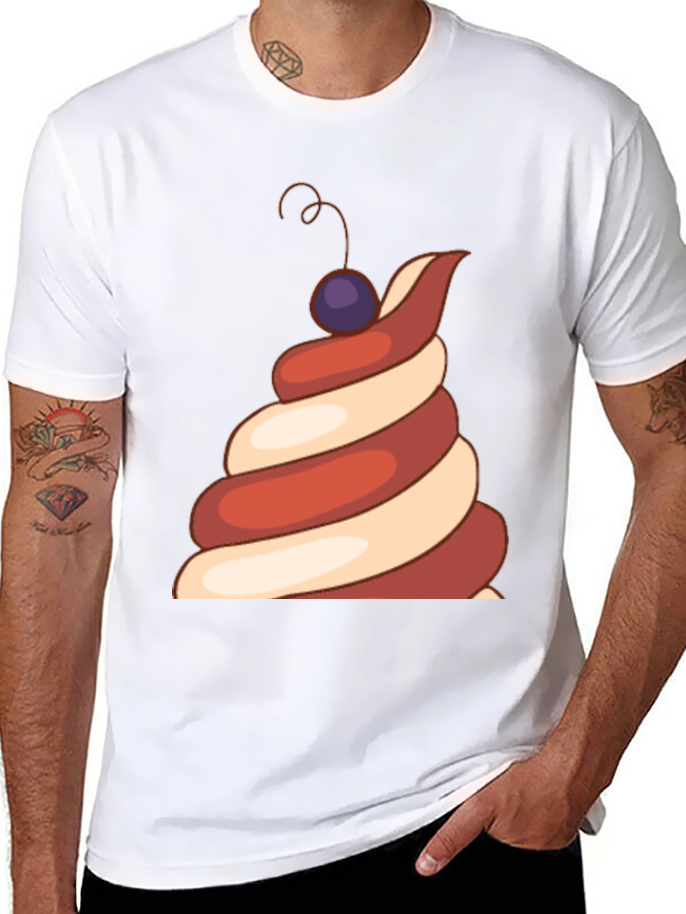 Swirl Treat Graphic Tee - Soft Style T-Shirt