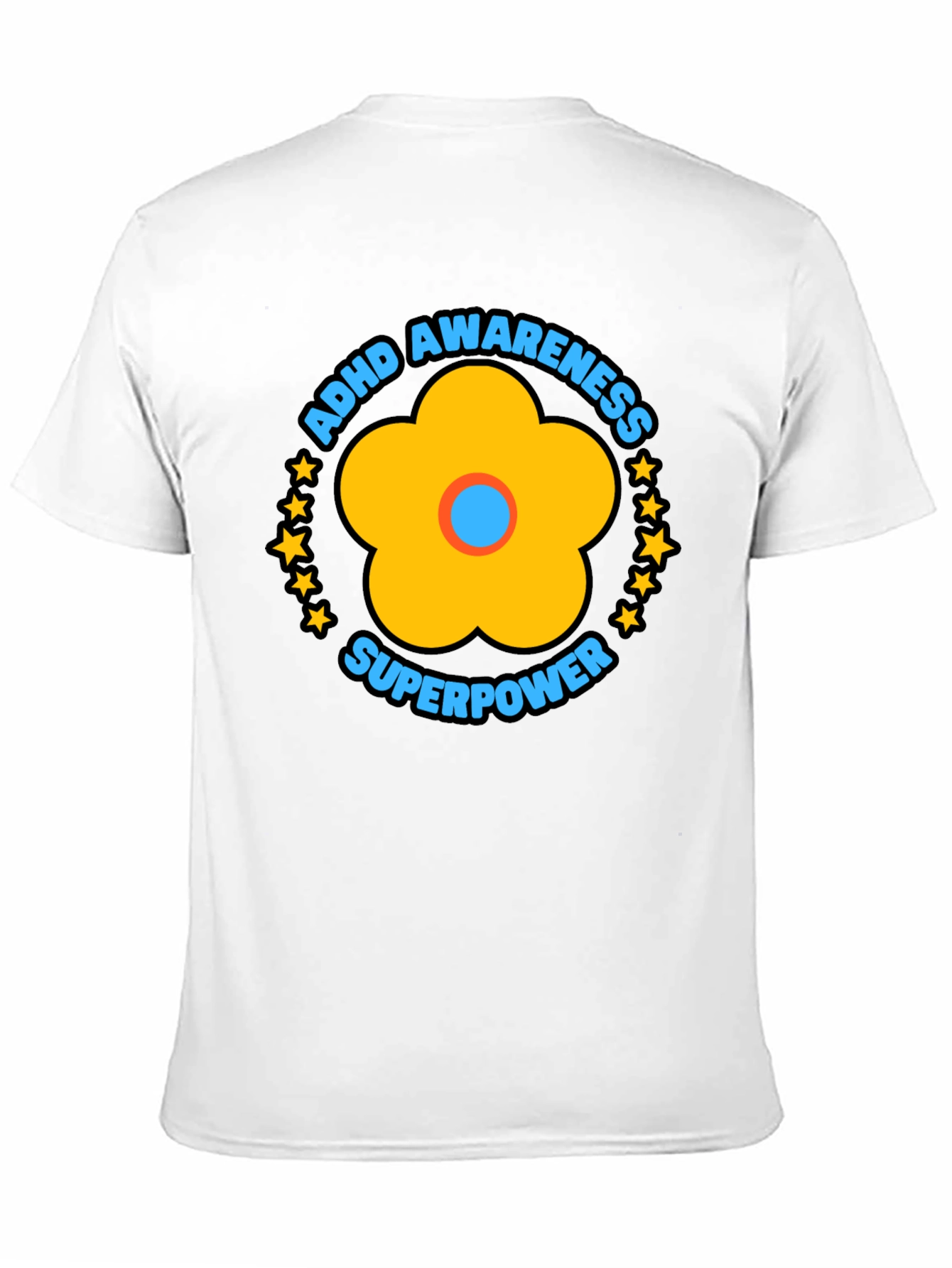 ADHD Awareness Superpower Graphic T-Shirt
