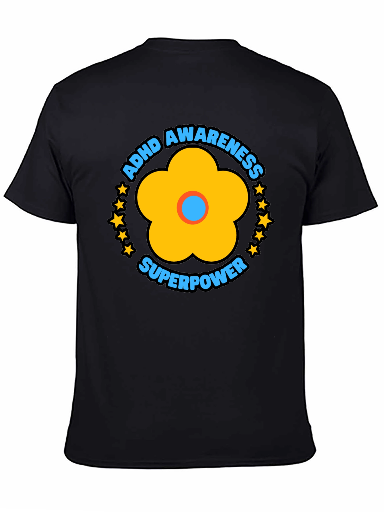 ADHD Awareness Superpower Graphic T-Shirt