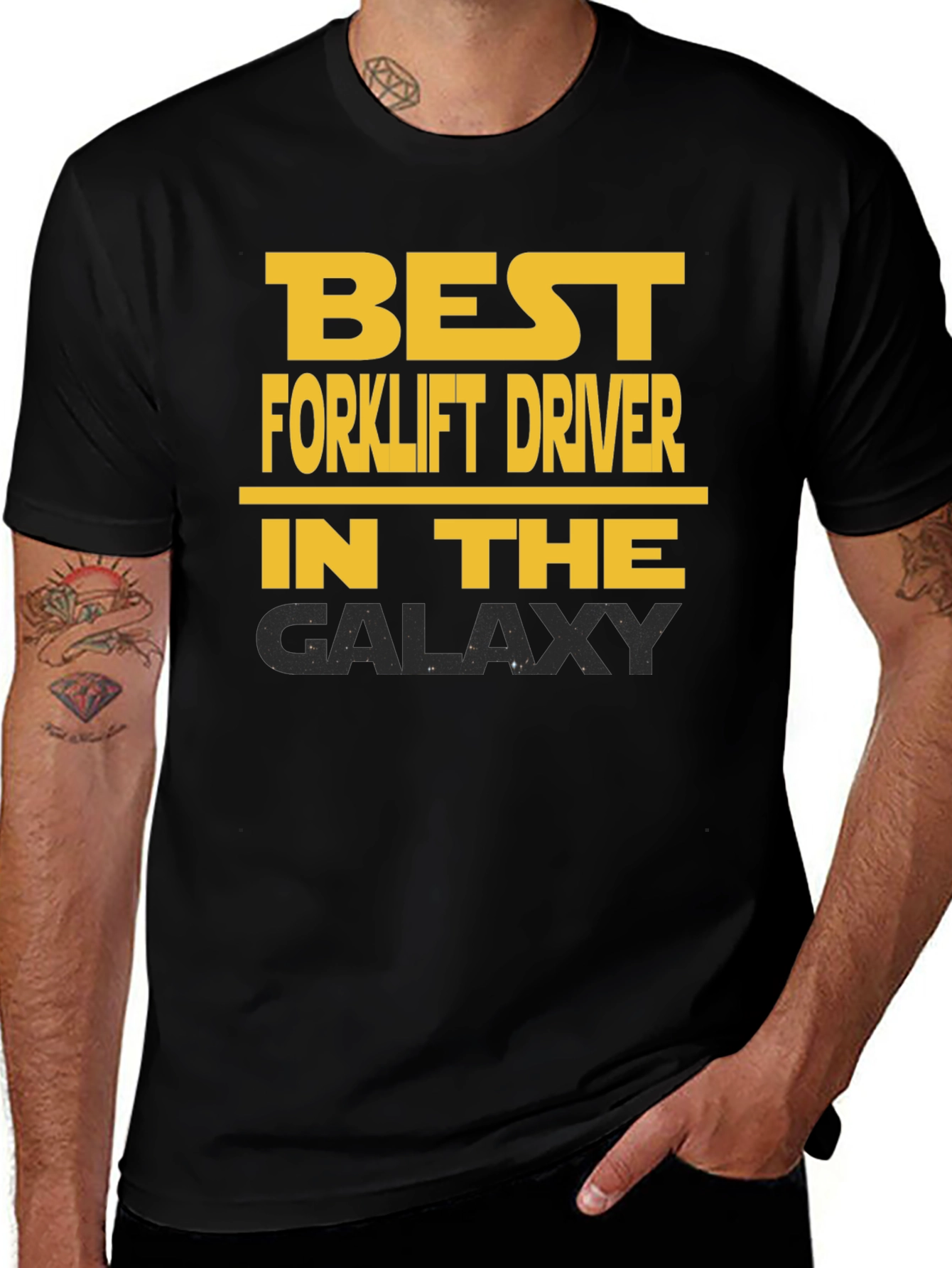 Best Forklift Driver in The Galaxy T-Shirt