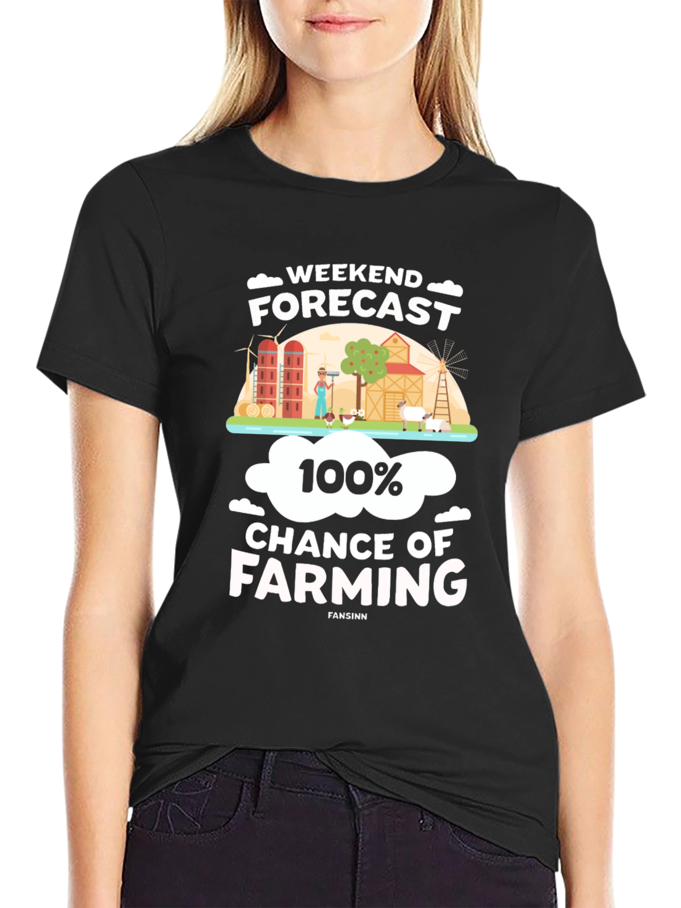Weekend Forecast Farming T-Shirt