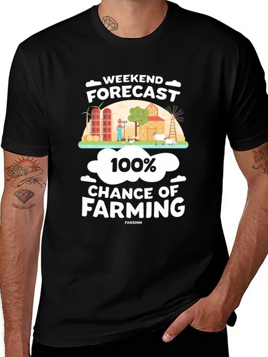 Weekend Forecast Farming T-Shirt