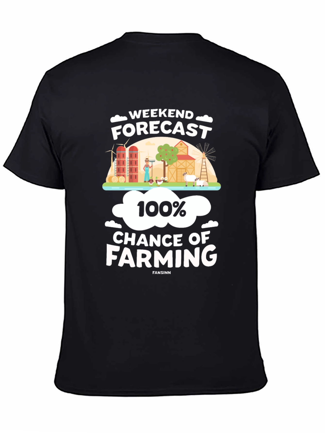 Weekend Forecast Farming T-Shirt