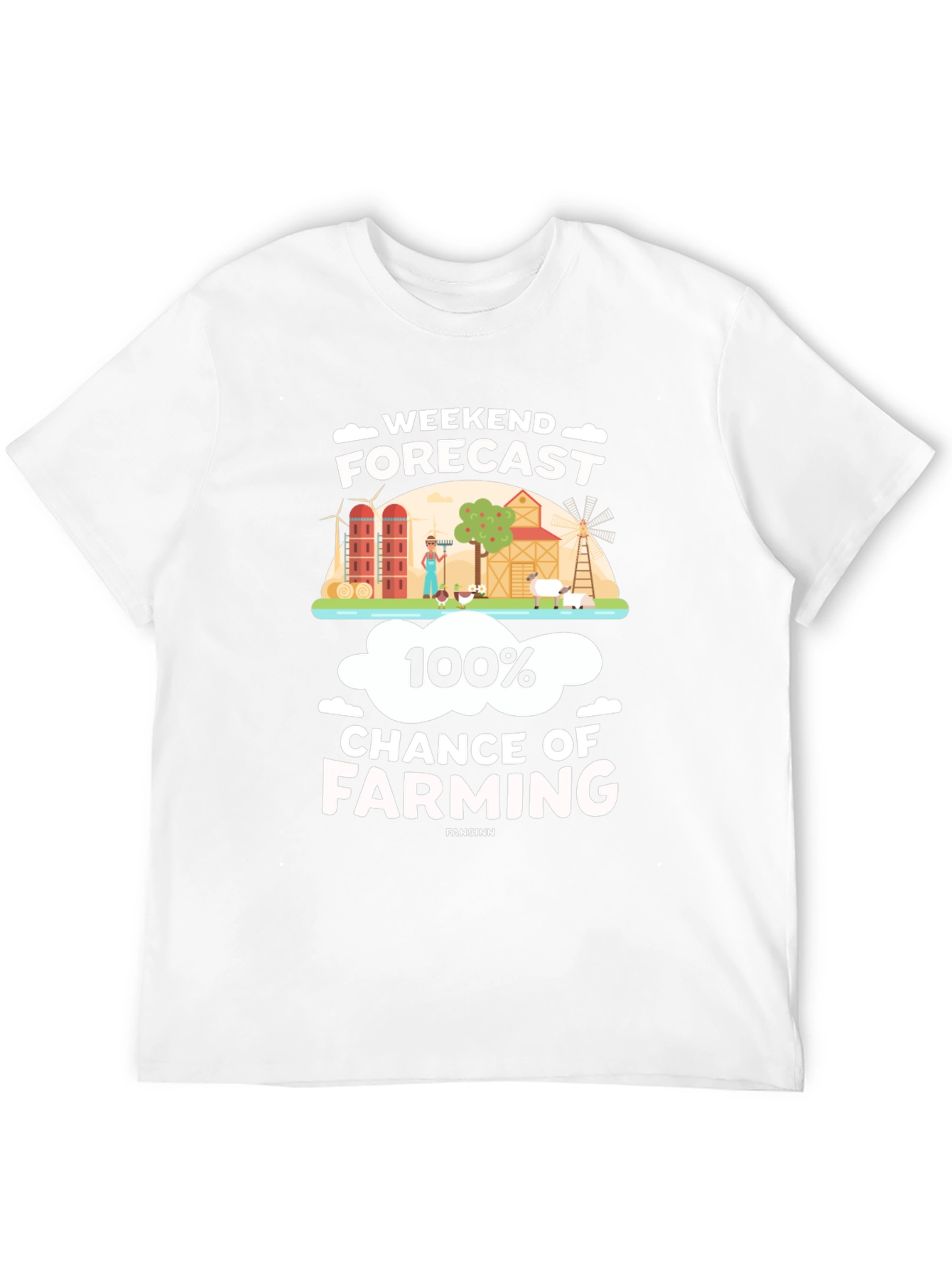 Weekend Forecast Farming T-Shirt