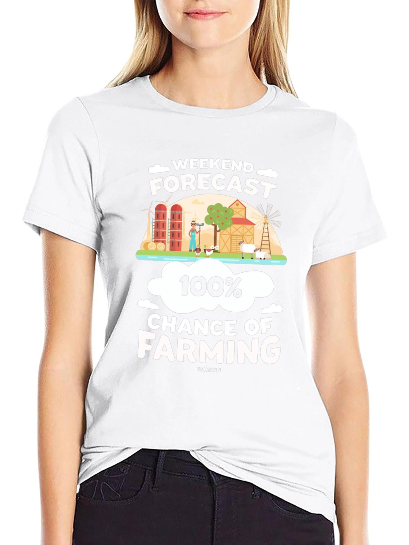 Weekend Forecast Farming T-Shirt