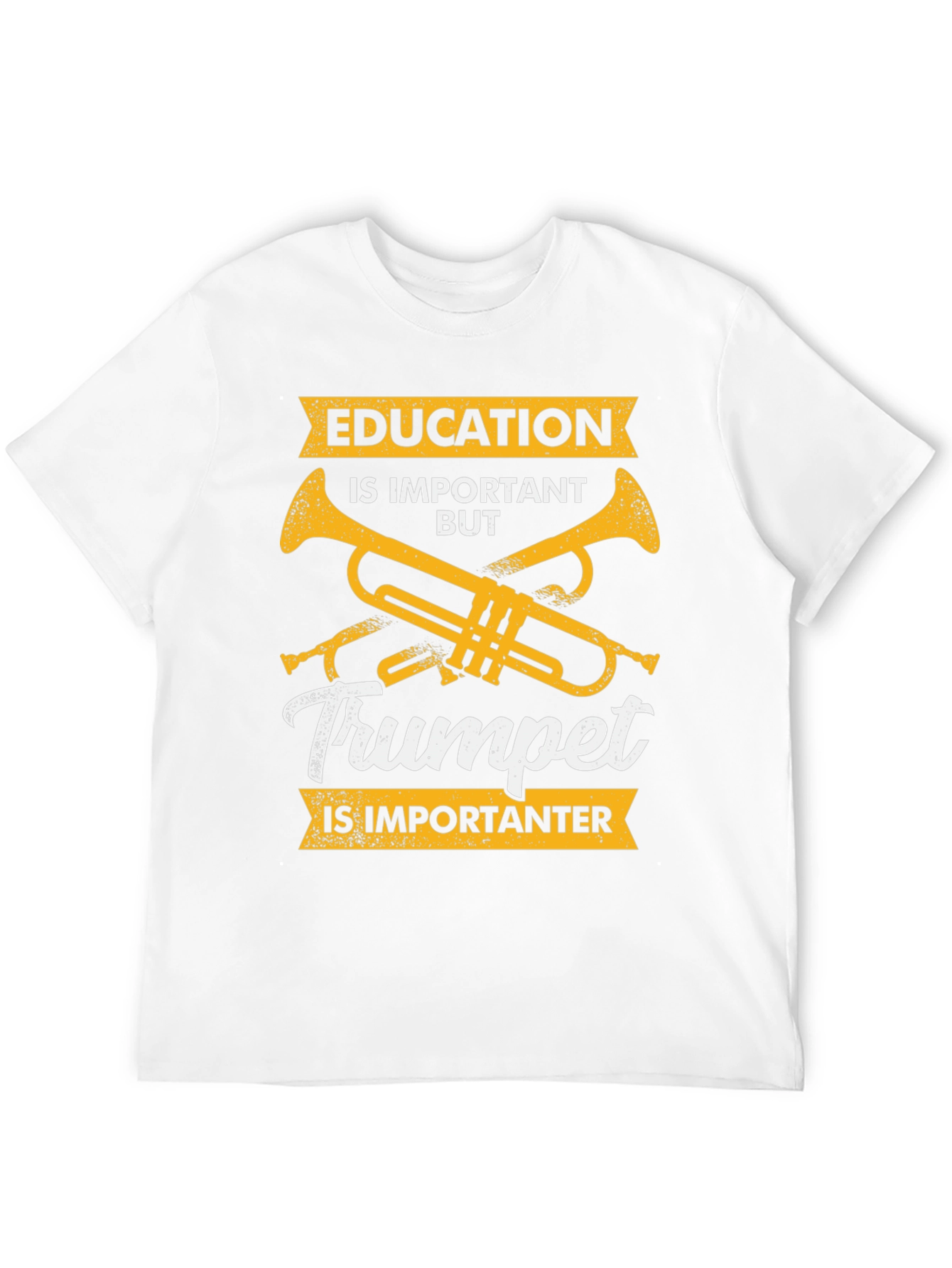 Trumpet Musician T-Shirt: Education is Importanter