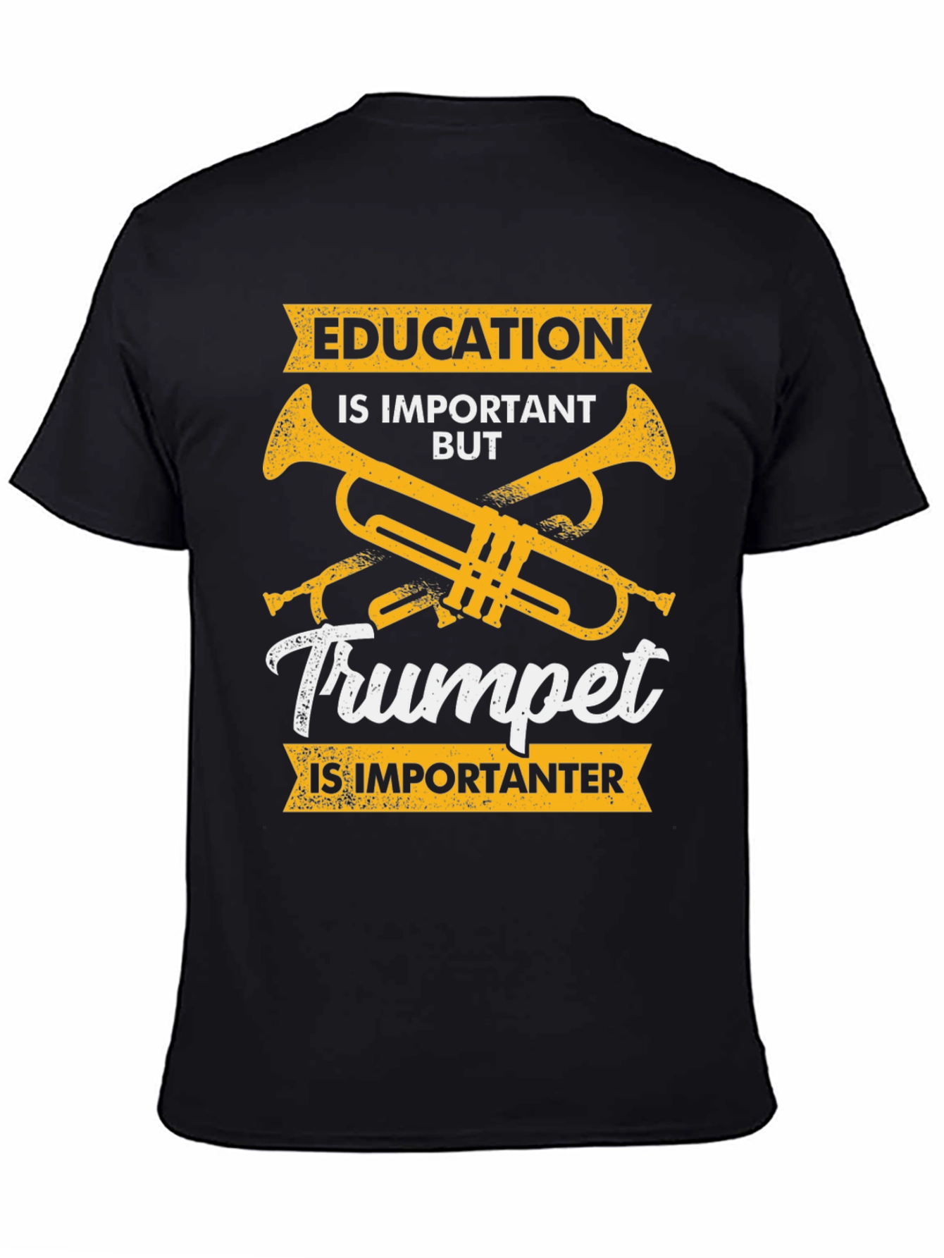 Trumpet Musician T-Shirt: Education is Importanter