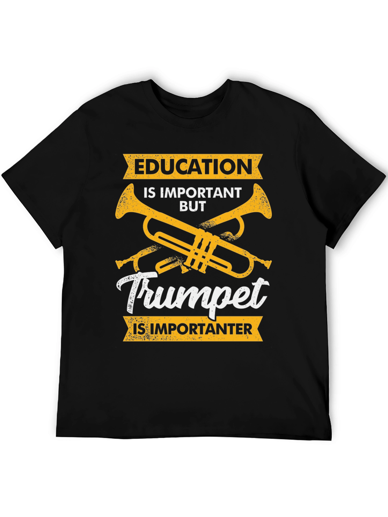Trumpet Musician T-Shirt: Education is Importanter