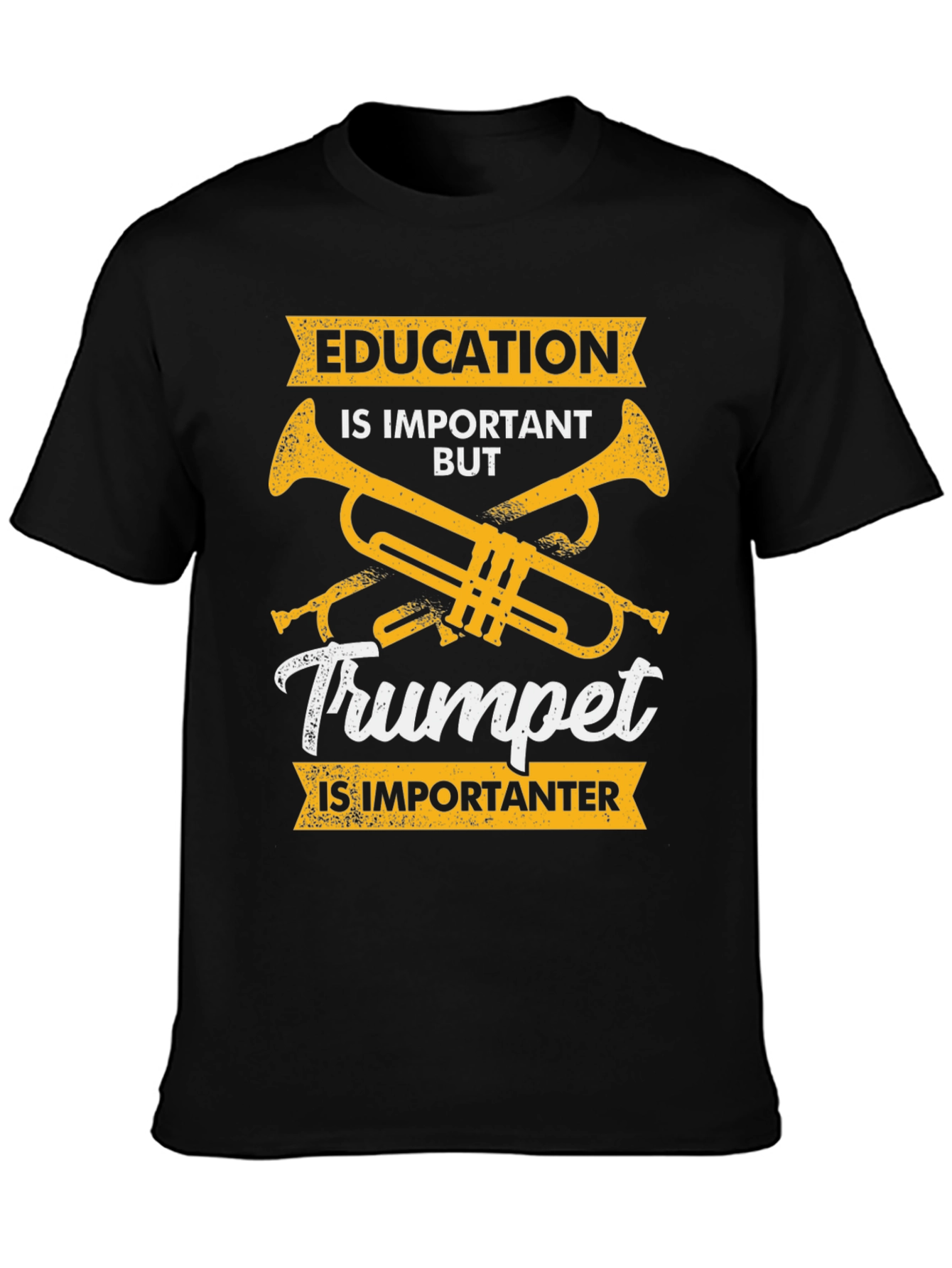 Trumpet Musician T-Shirt: Education is Importanter