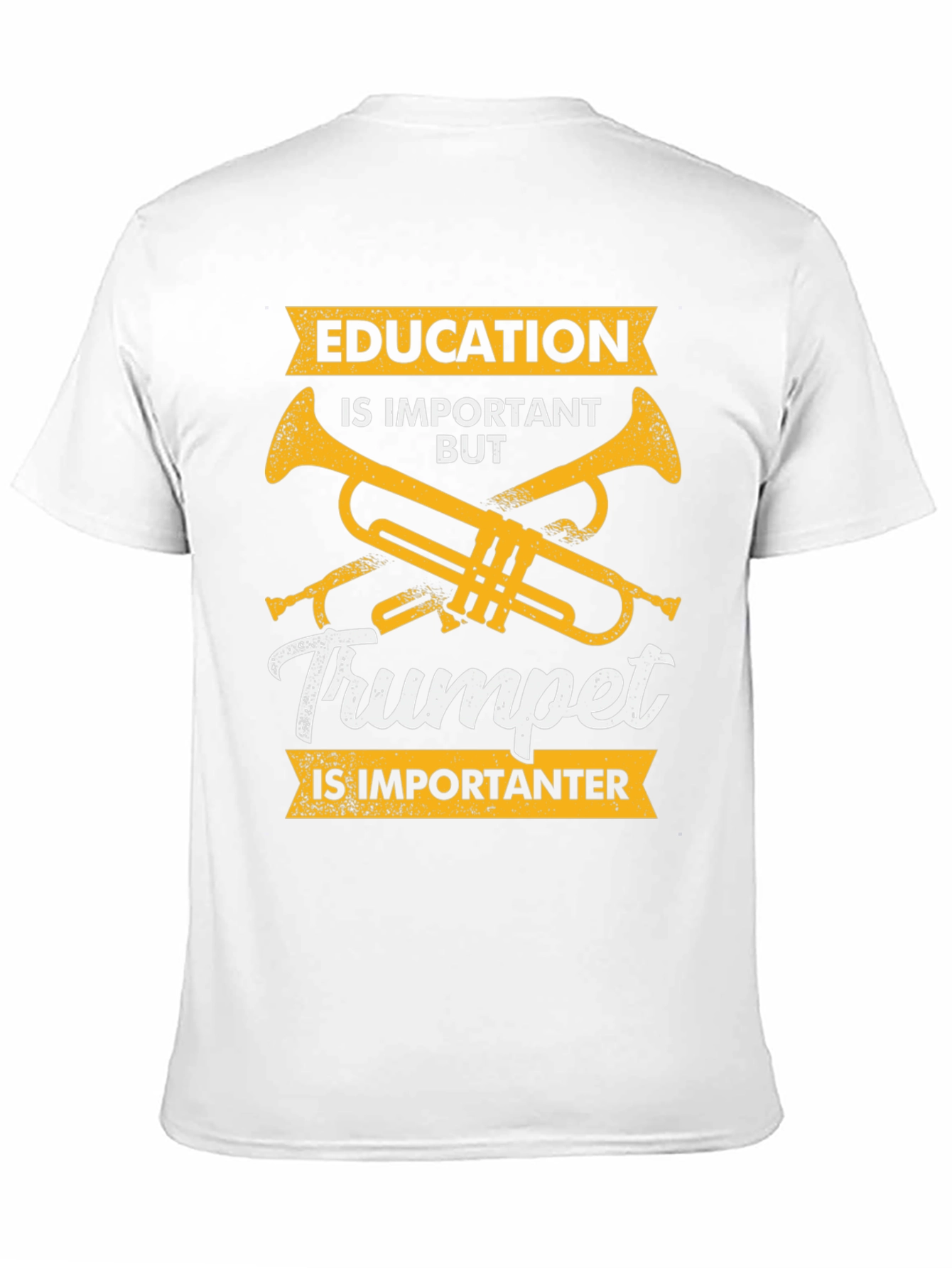 Trumpet Musician T-Shirt: Education is Importanter