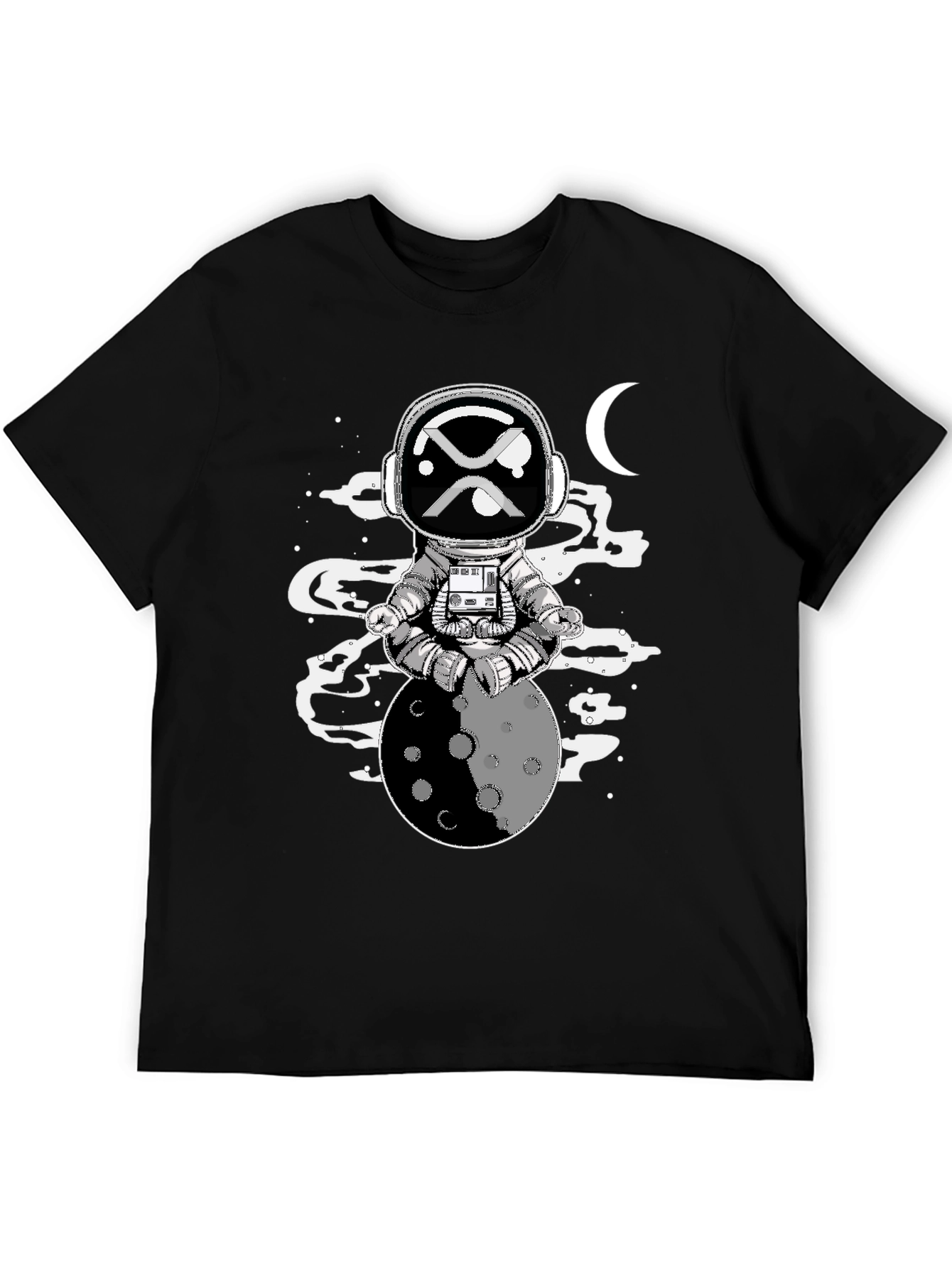 Astronaut Moon T-Shirt - Ripple XRP Crypto