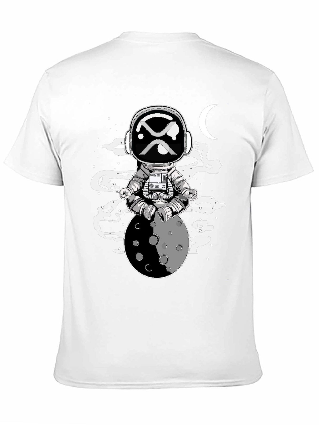 Astronaut Moon T-Shirt - Ripple XRP Crypto