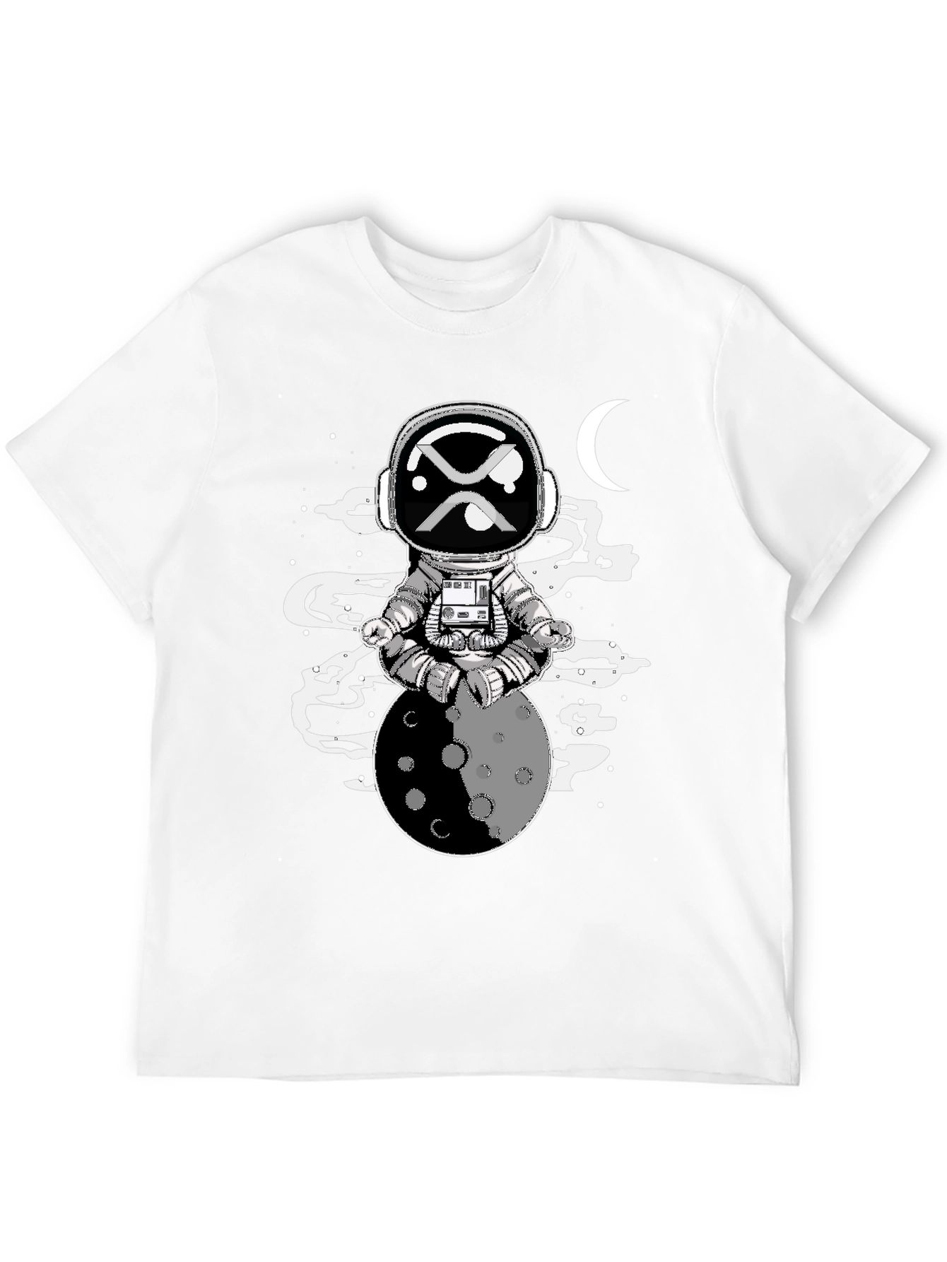 Astronaut Moon T-Shirt - Ripple XRP Crypto