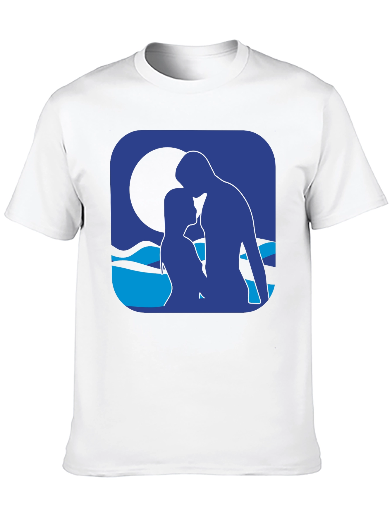 Romantic Silhouette Graphic T-Shirt