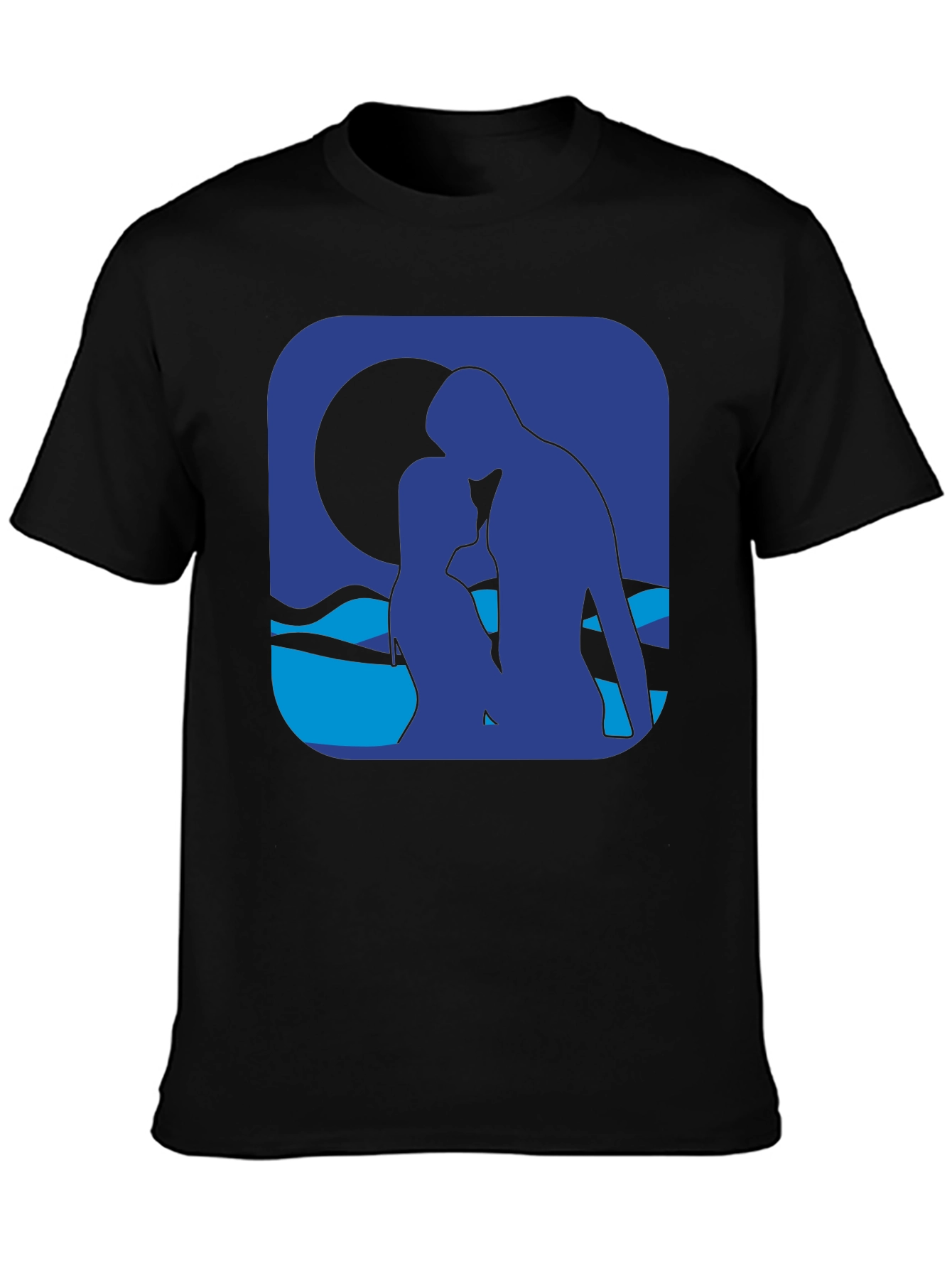 Romantic Silhouette Graphic T-Shirt