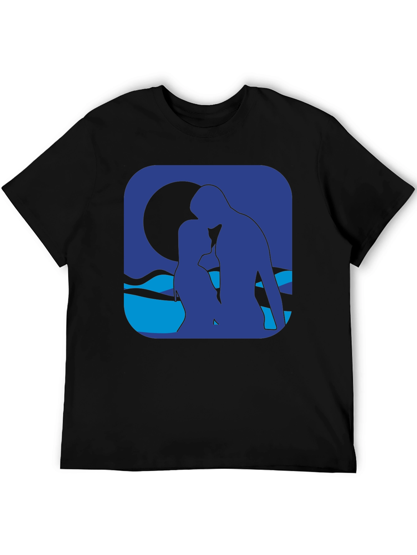 Romantic Silhouette Graphic T-Shirt