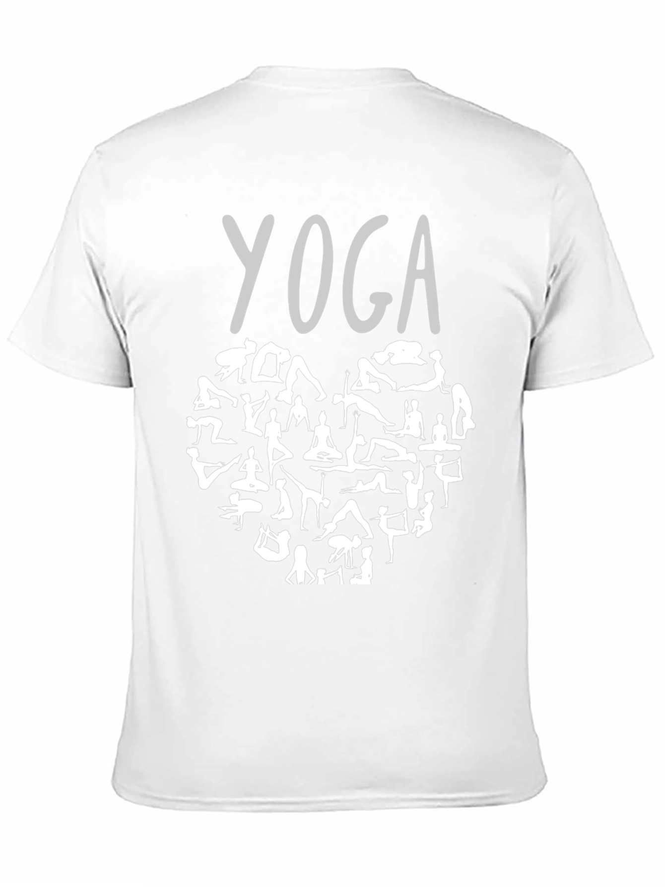 Yoga Heart Graphic T-Shirt - Black