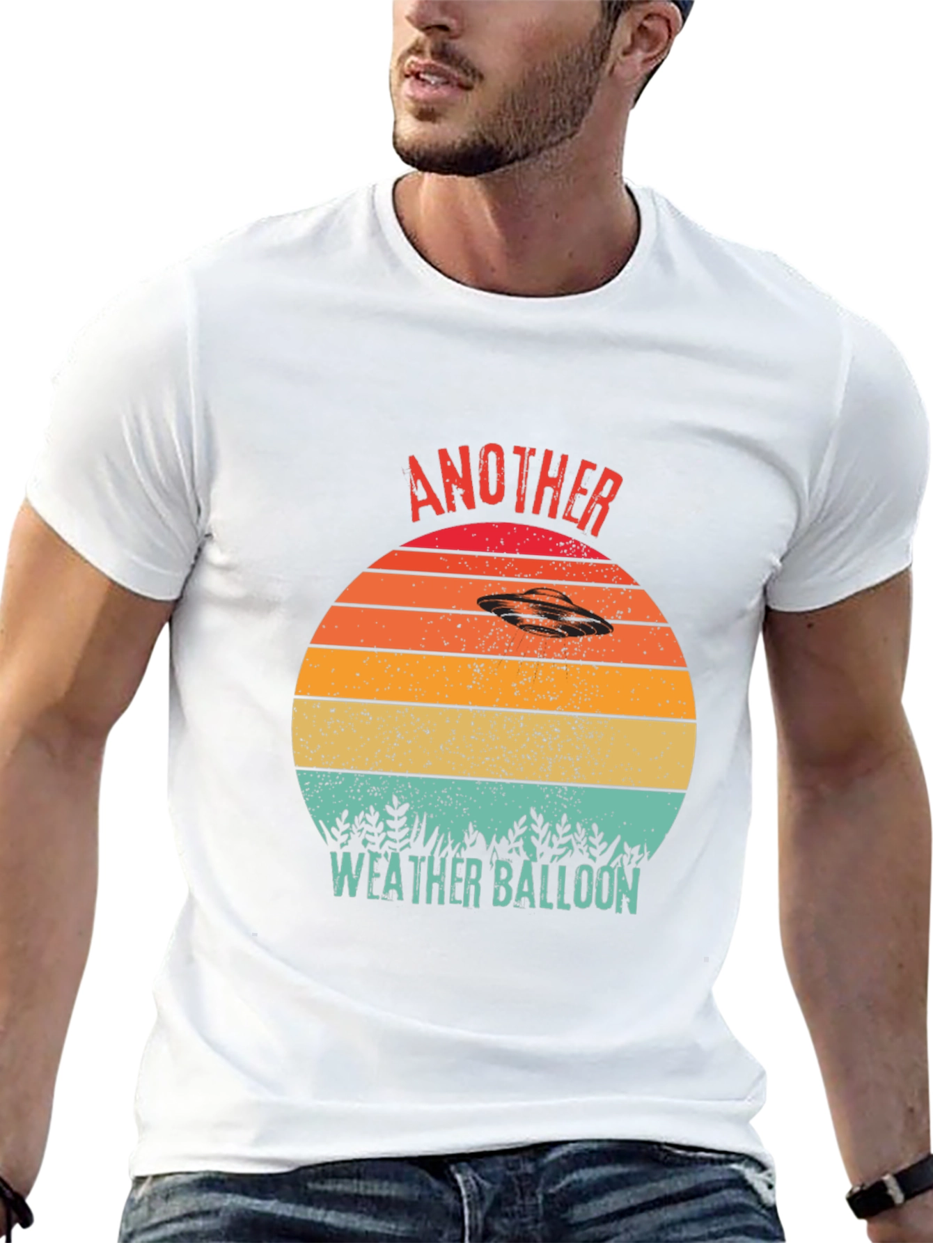 Retro UFO Weather Balloon T-Shirt