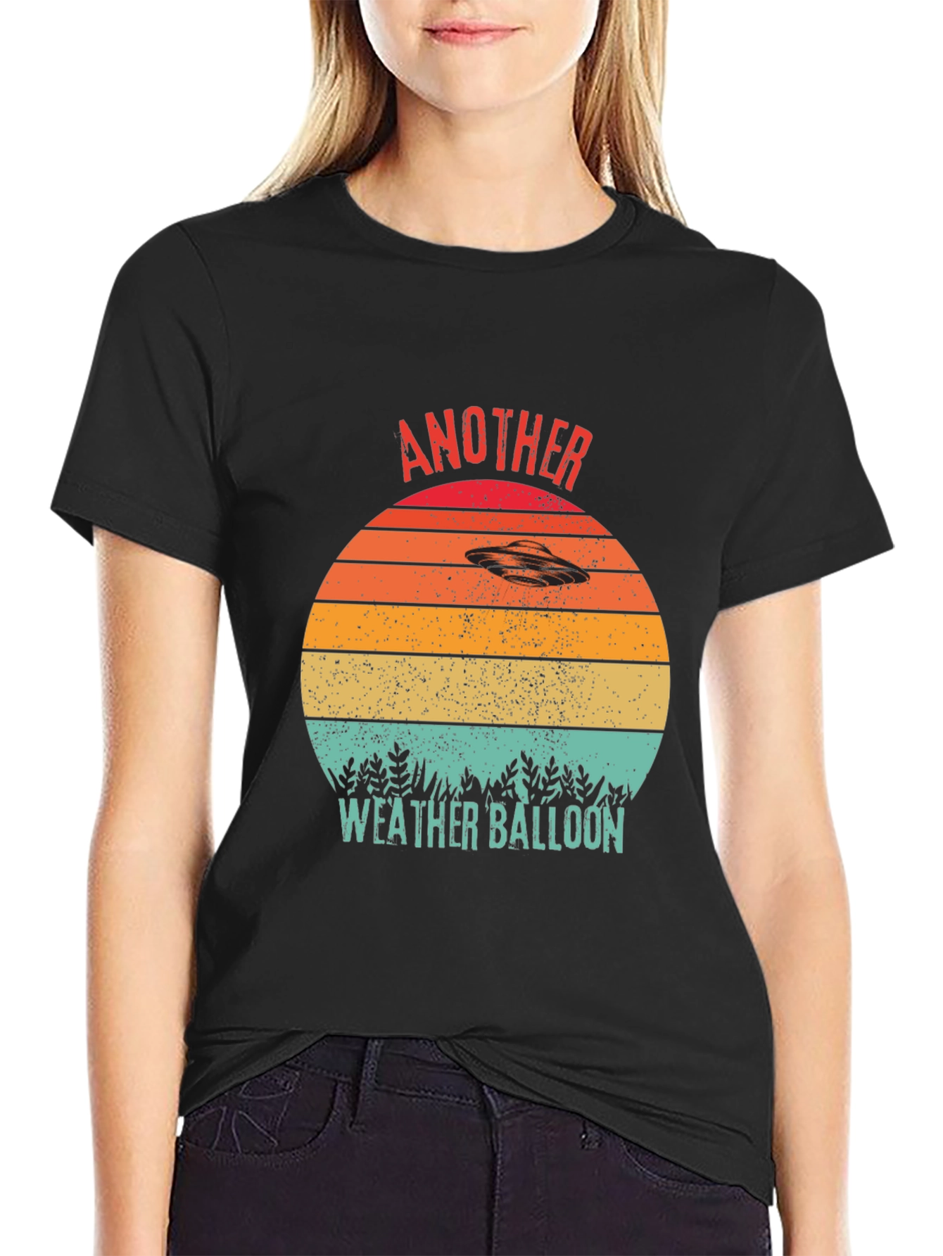 Retro UFO Weather Balloon T-Shirt