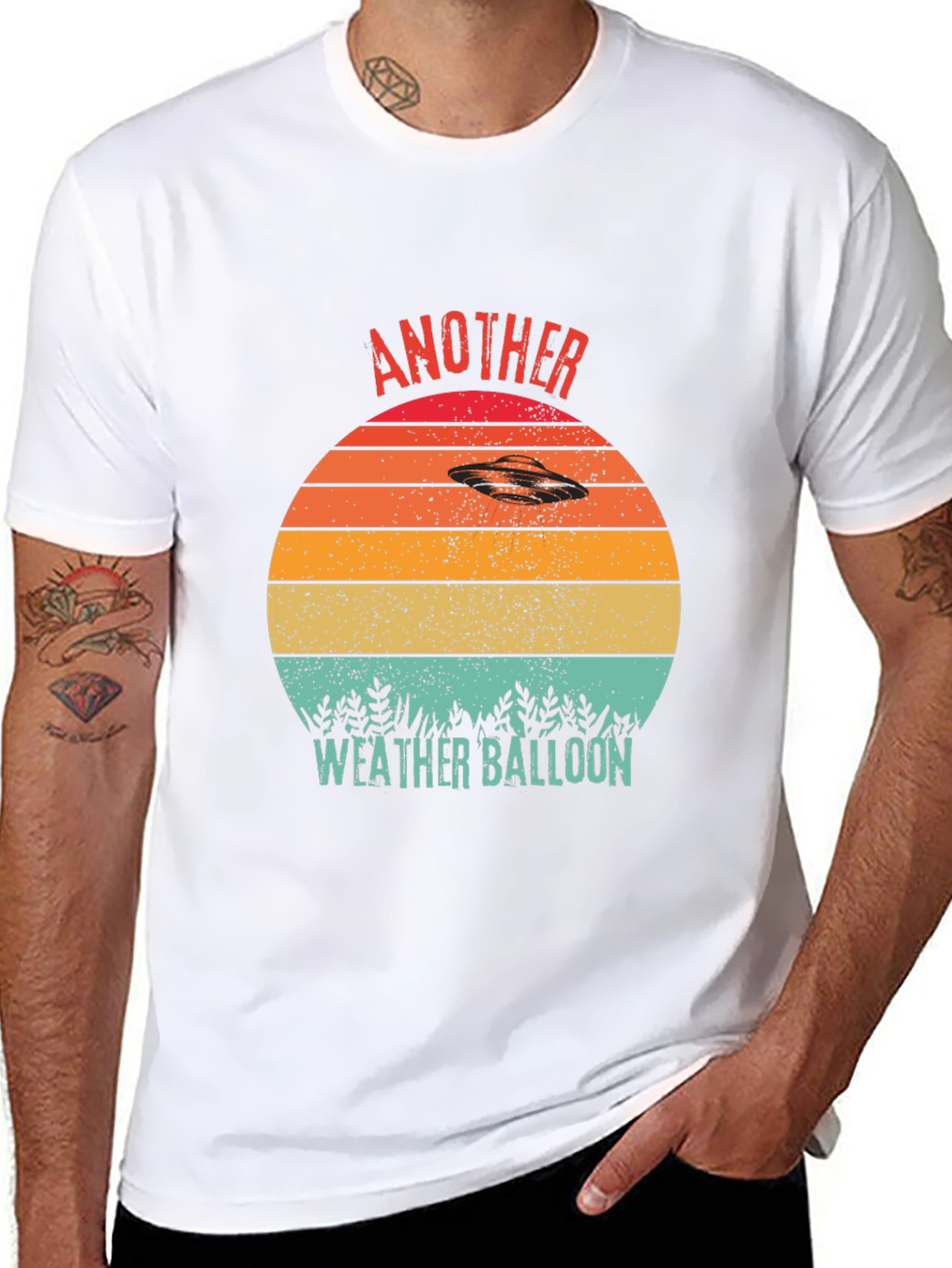 Retro UFO Weather Balloon T-Shirt