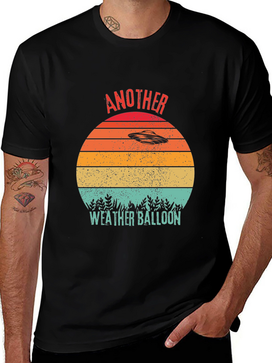 Retro UFO Weather Balloon T-Shirt