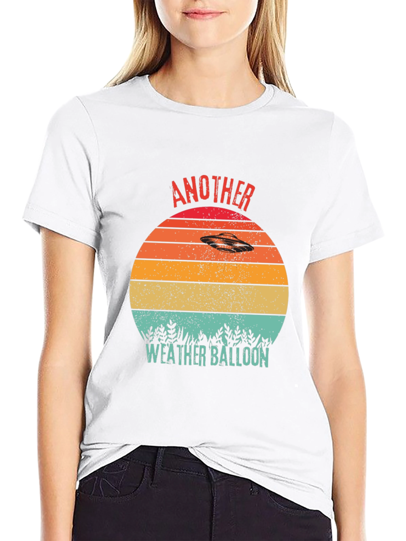 Retro UFO Weather Balloon T-Shirt