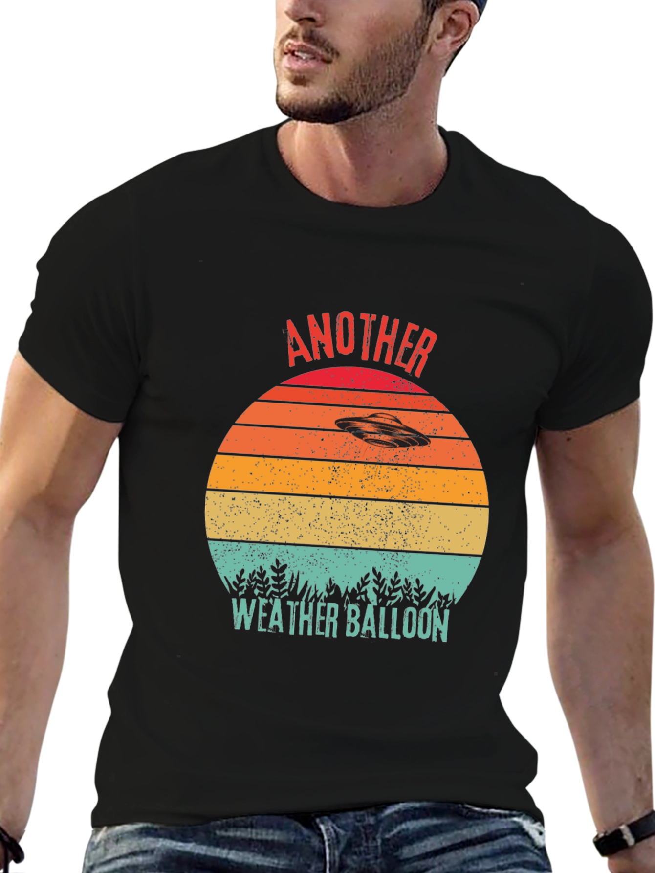 Retro UFO Weather Balloon T-Shirt