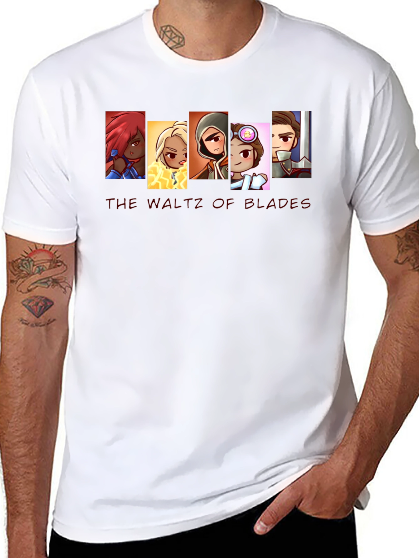 The Waltz of Blades Graphic Tee - Black