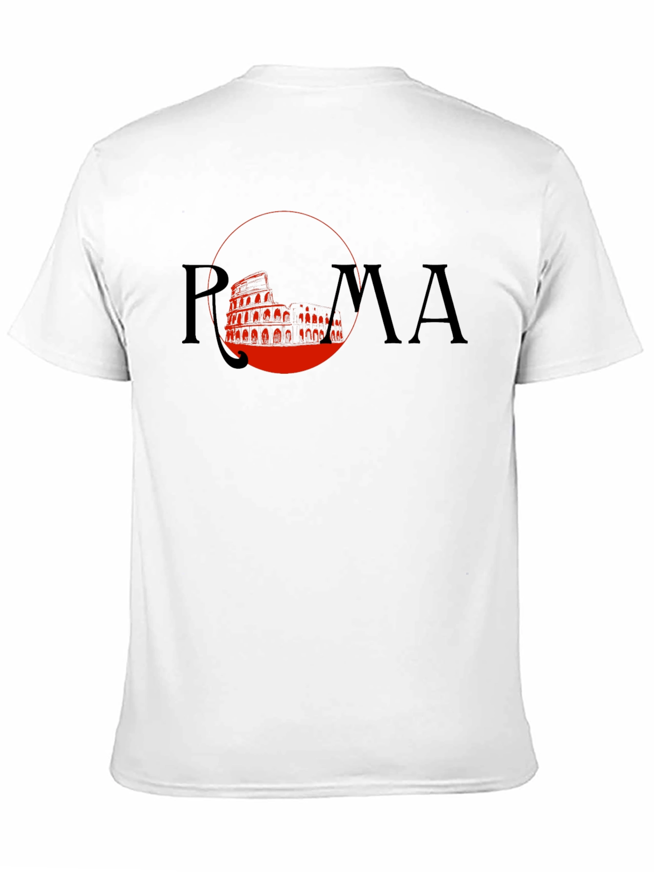 Roma Colosseum Graphic T-Shirt - Black