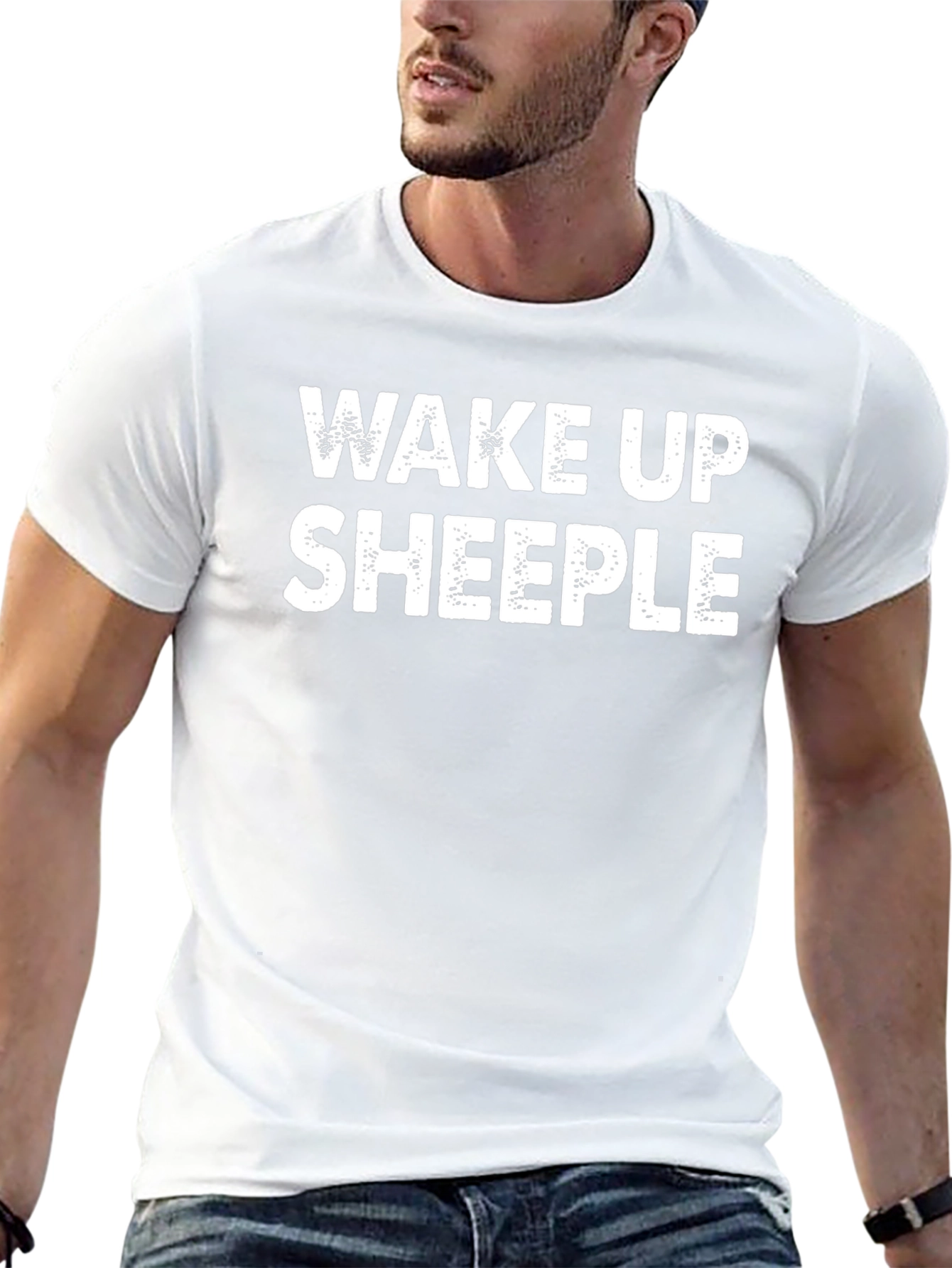 Wake Up Sheeple Black T-Shirt