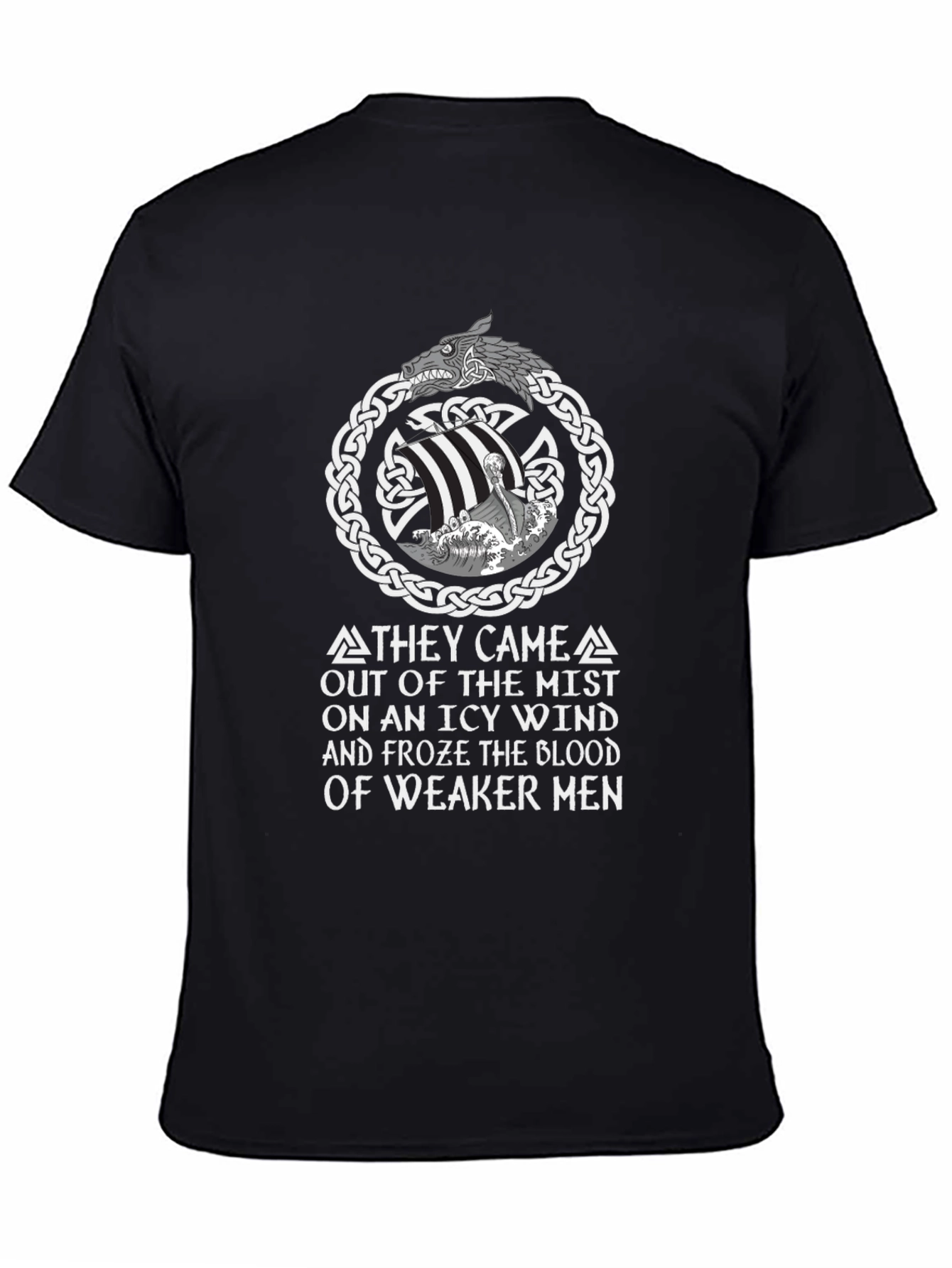 Viking T-Shirt:  They Came Out of the Mist Design