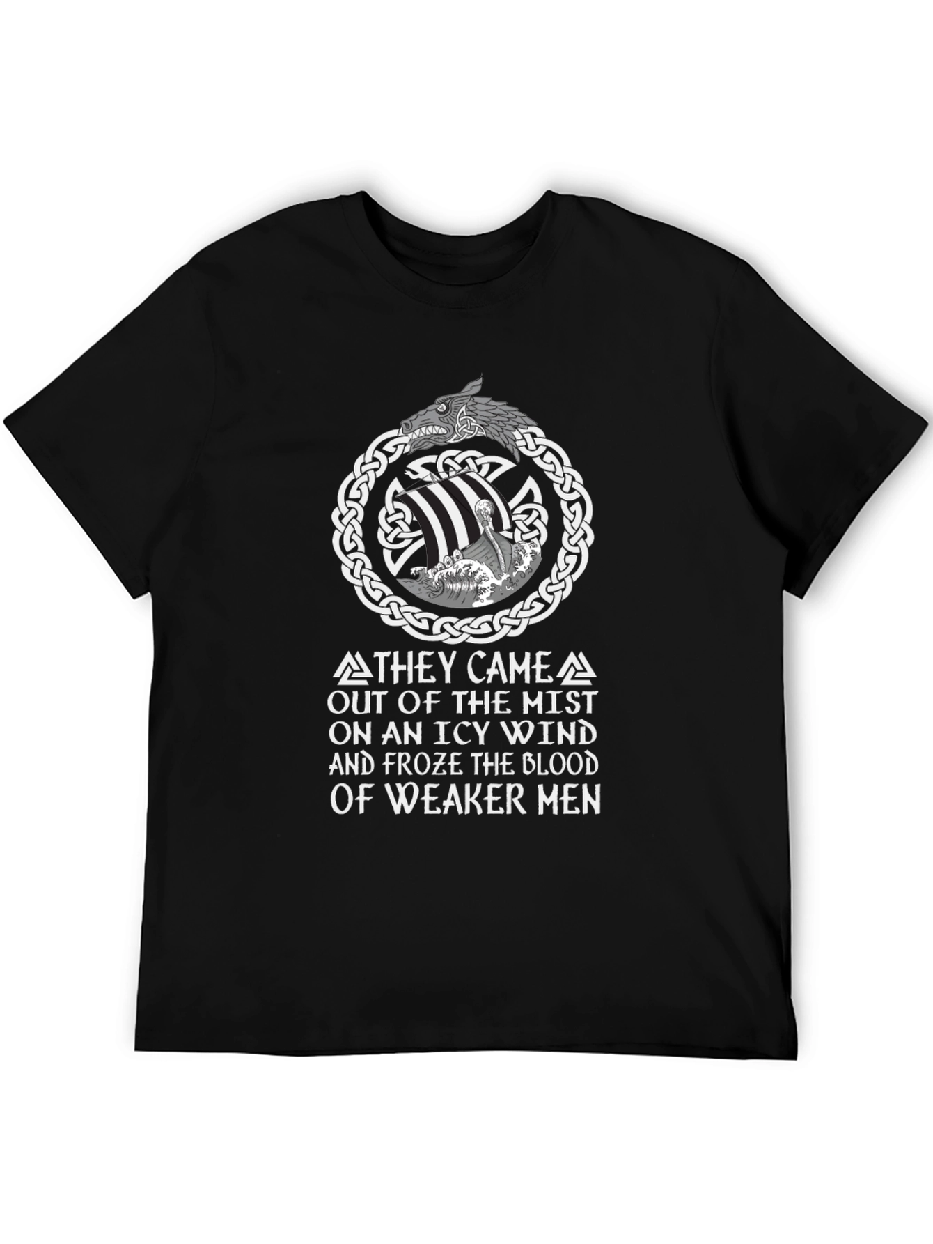 Viking T-Shirt:  They Came Out of the Mist Design