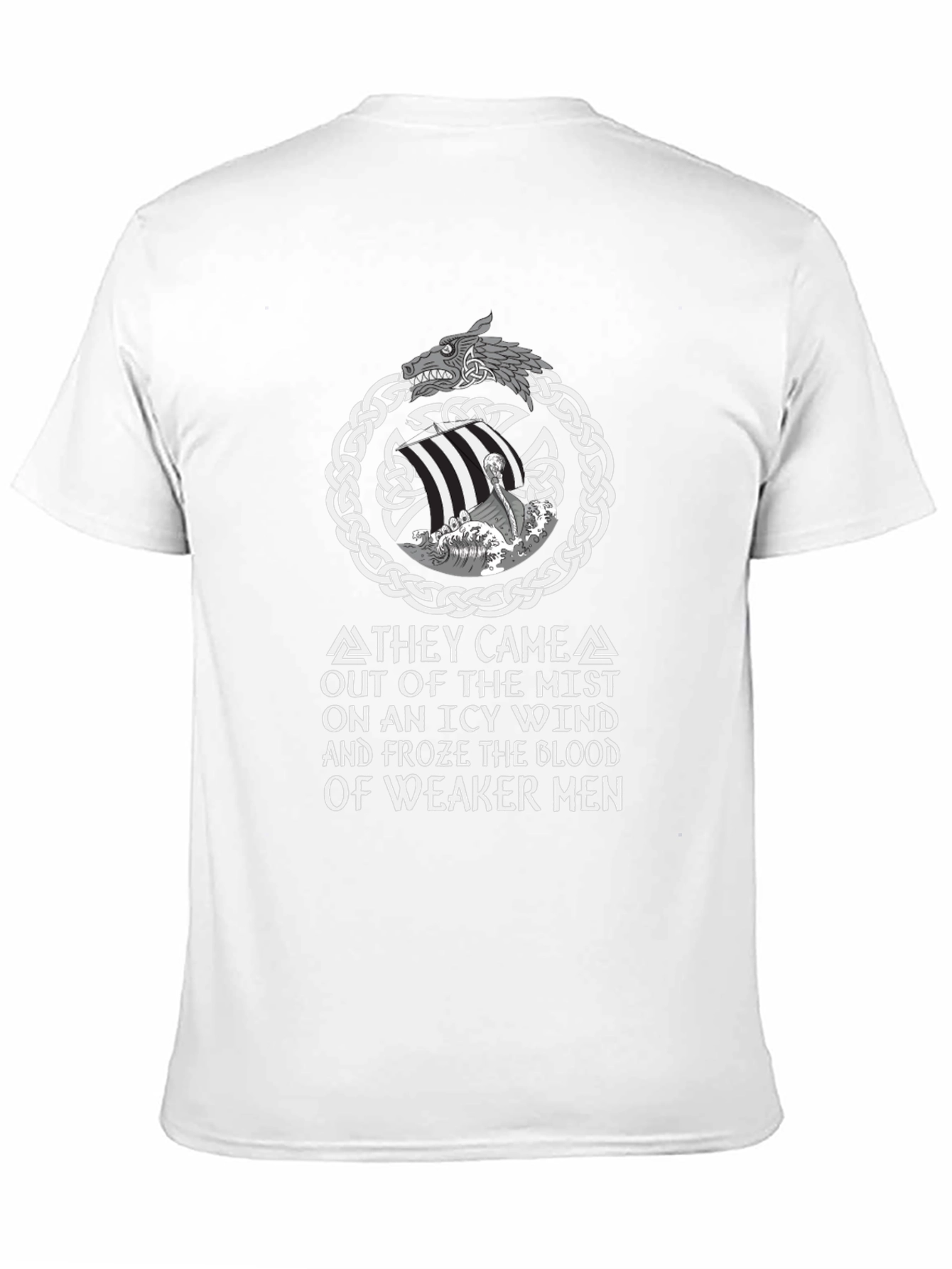 Viking T-Shirt:  They Came Out of the Mist Design