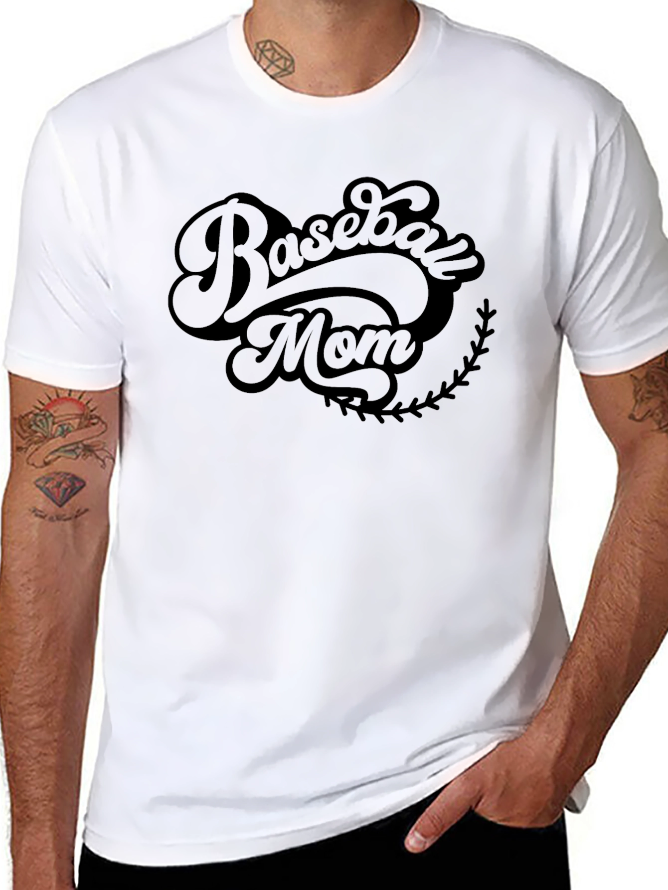 Baseball Mom T-Shirt - Stylish Sports Apparel