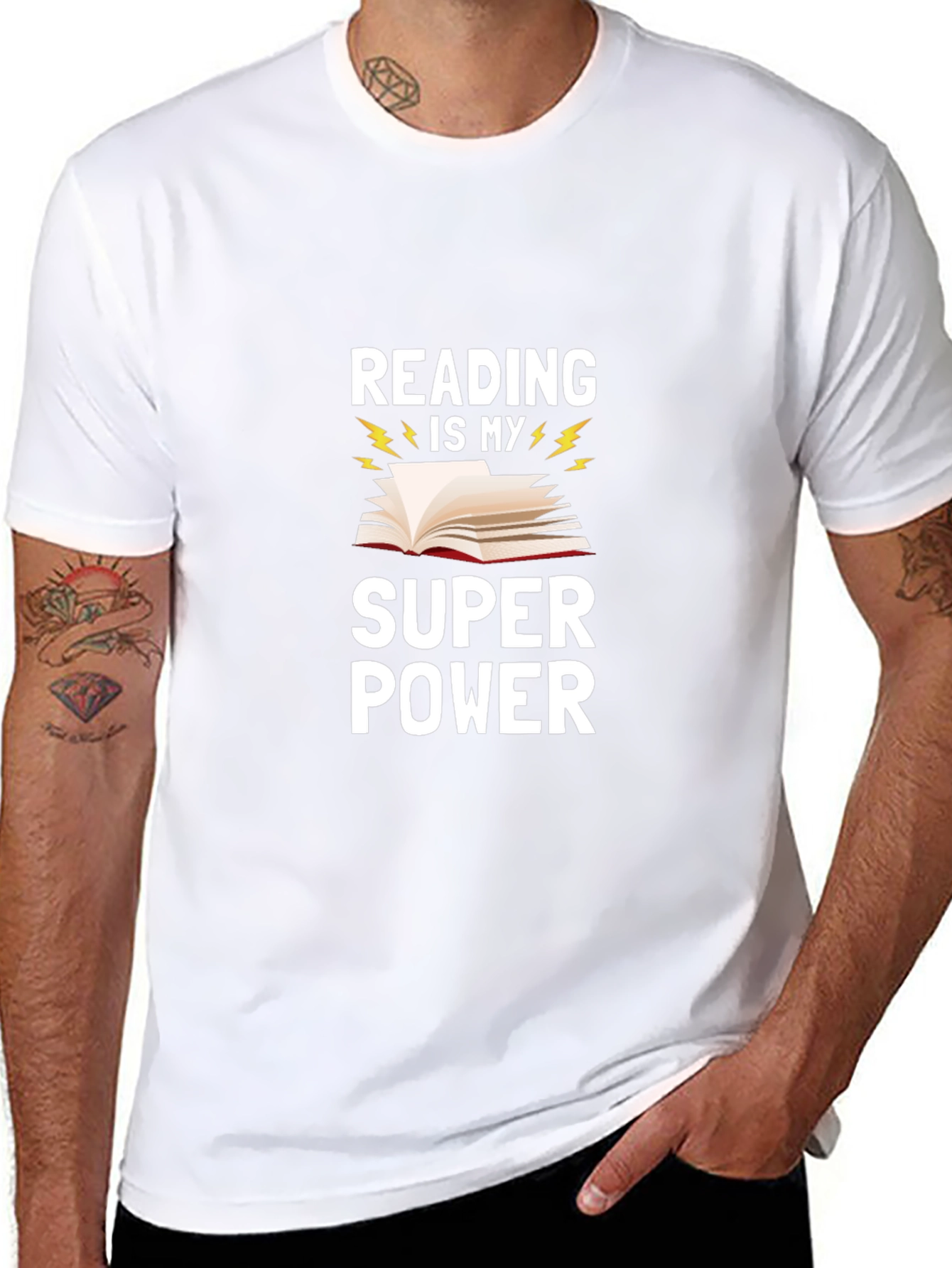Reading is My Superpower Graphic Tee