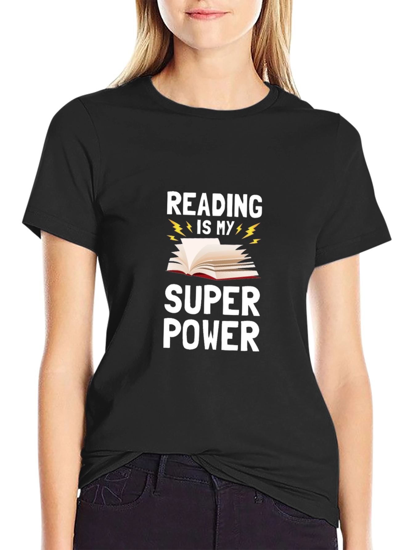 Reading is My Superpower Graphic Tee