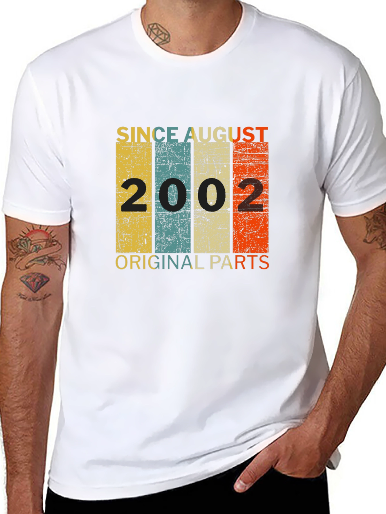 Since August 2002 Original Parts Birthday T-Shirt