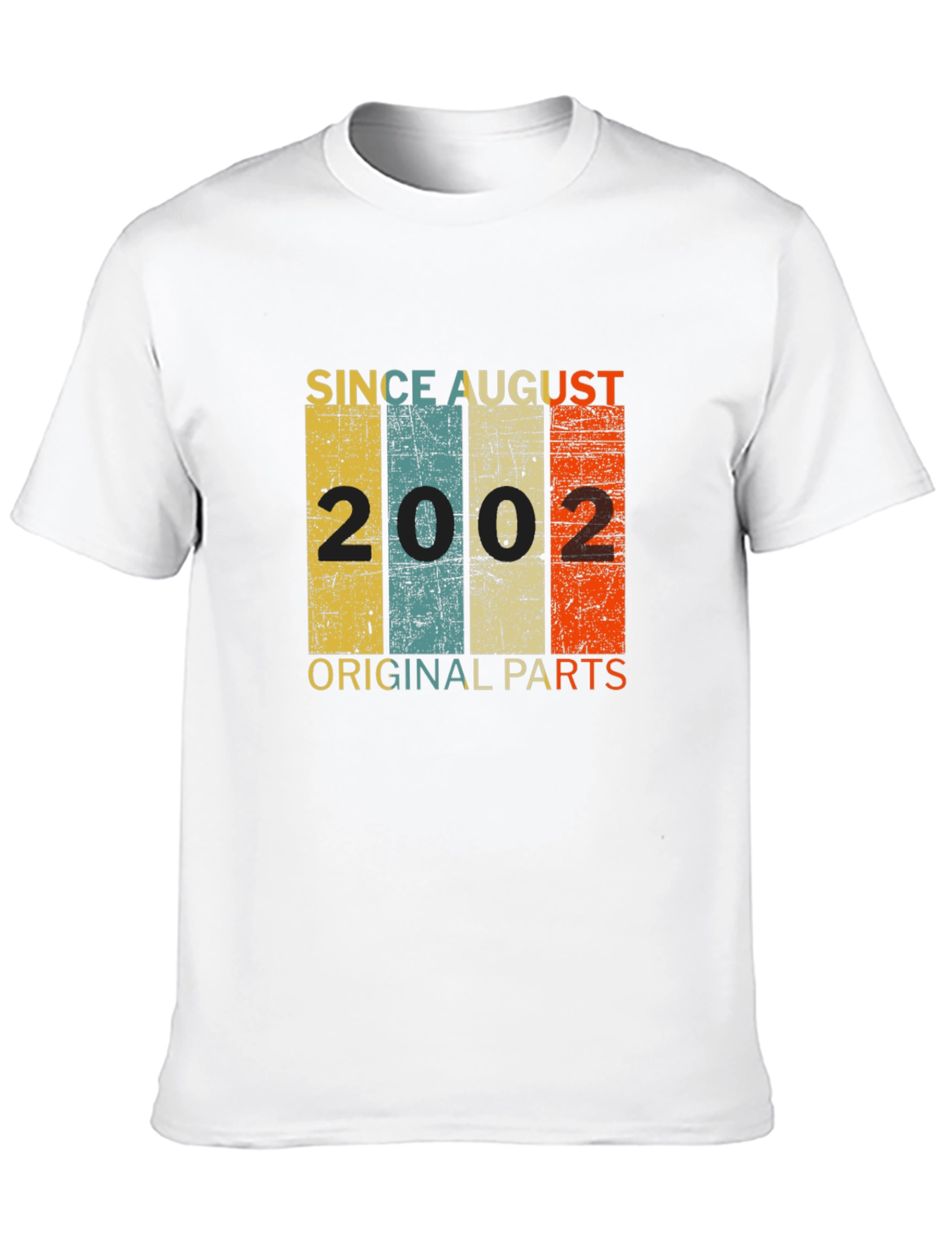 Since August 2002 Original Parts Birthday T-Shirt