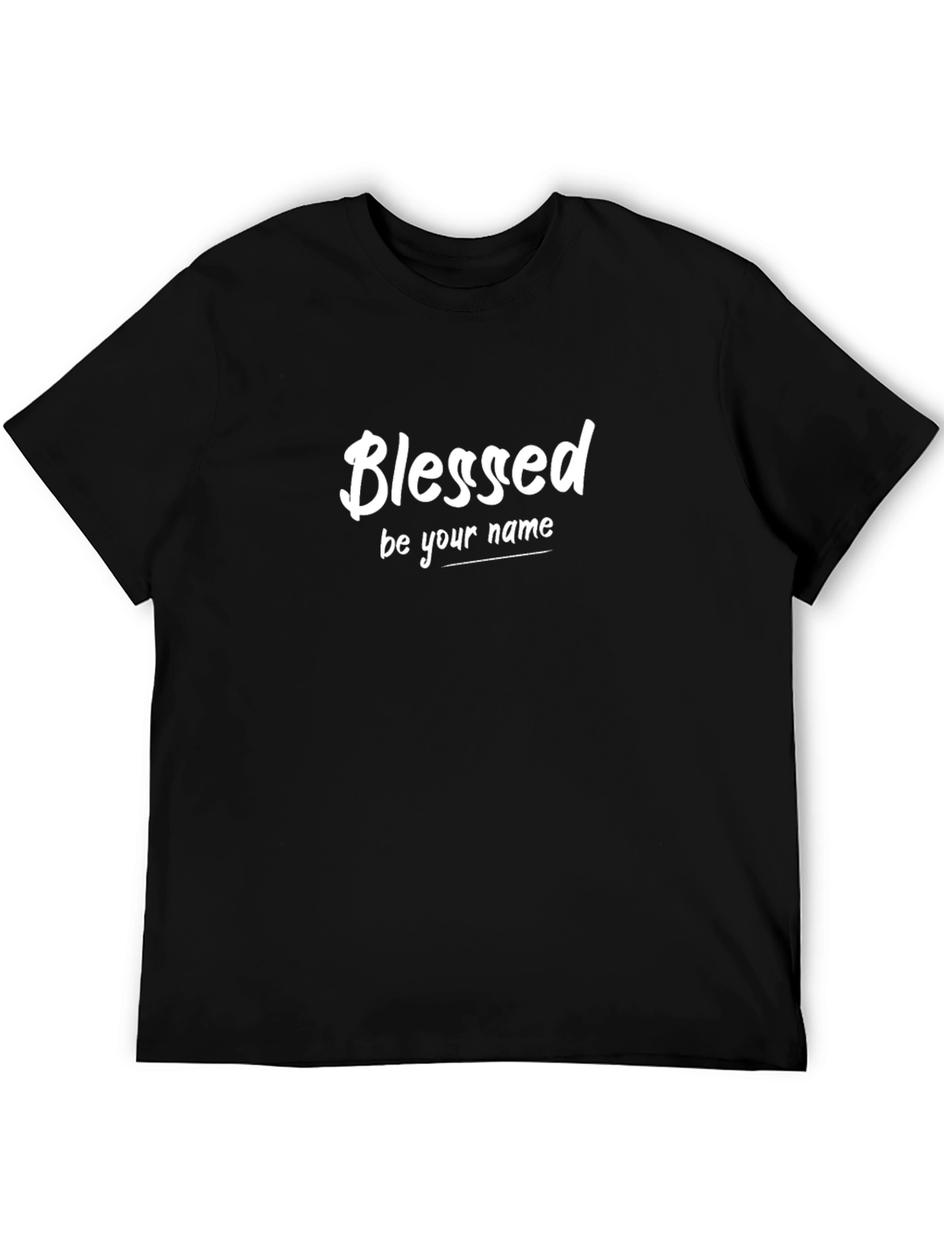 Blessed Be Your Name Black Graphic T-Shirt